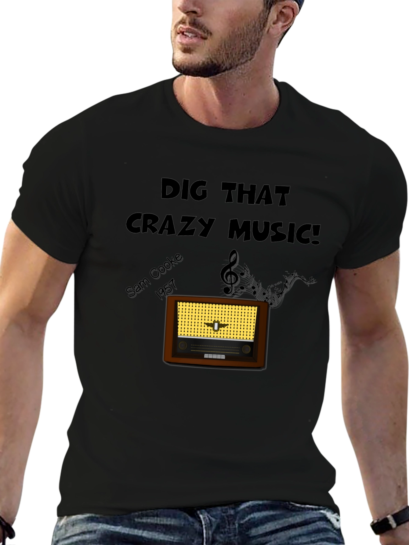 Retro Music T-Shirt - Dig That Crazy Music!