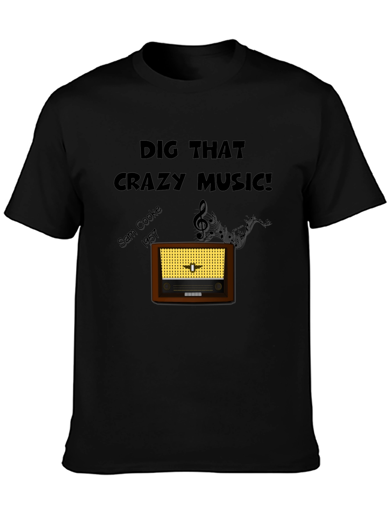 Retro Music T-Shirt - Dig That Crazy Music!
