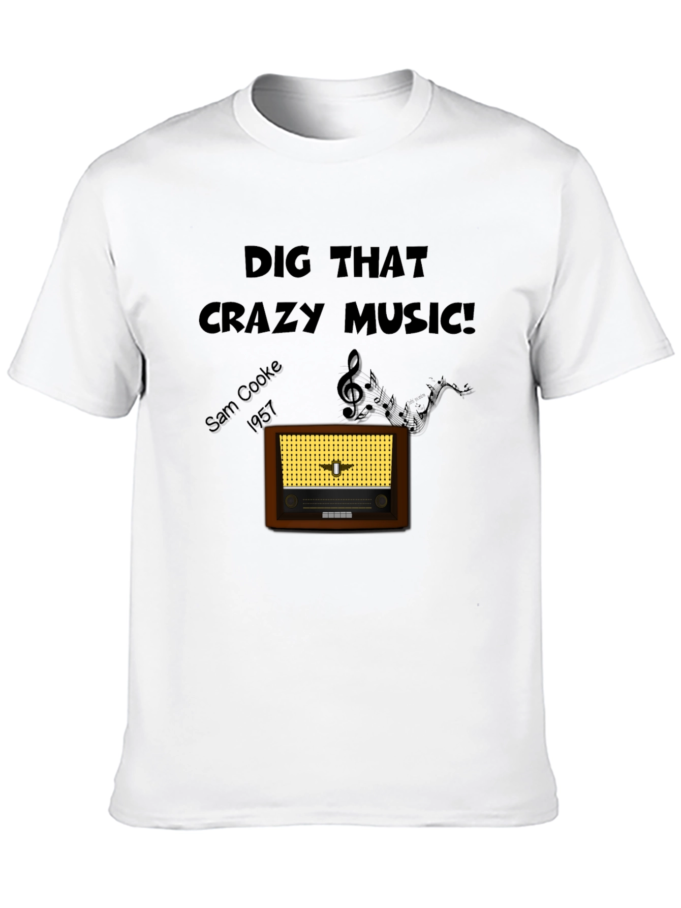 Retro Music T-Shirt - Dig That Crazy Music!