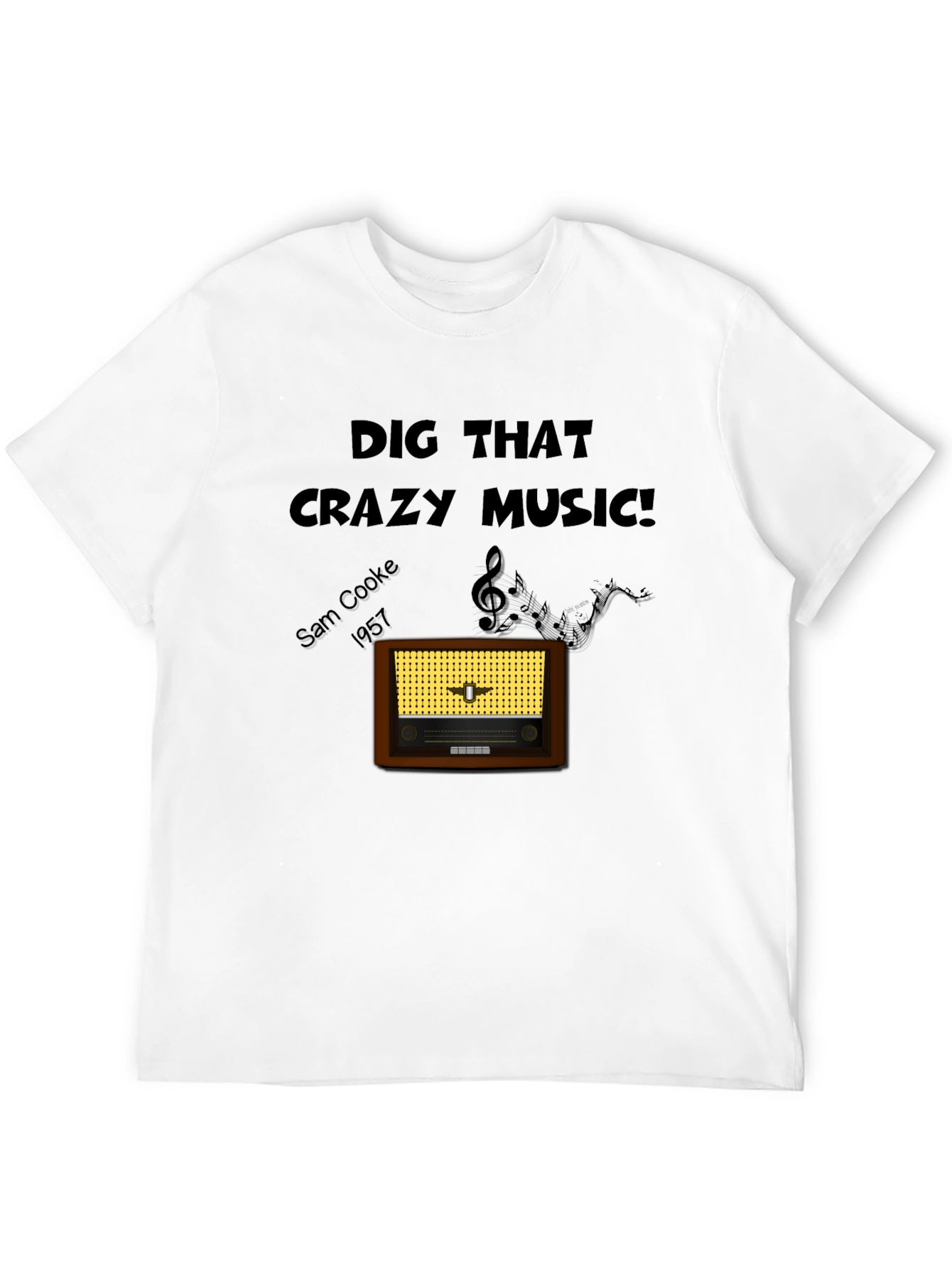 Retro Music T-Shirt - Dig That Crazy Music!