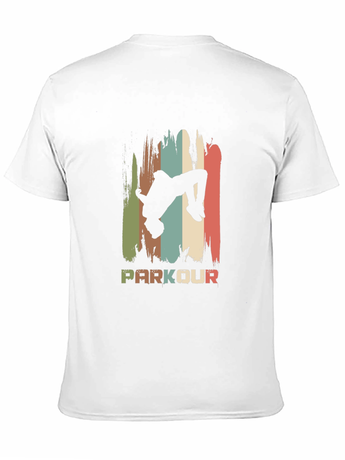 Parkour Retro Style Black T-Shirt