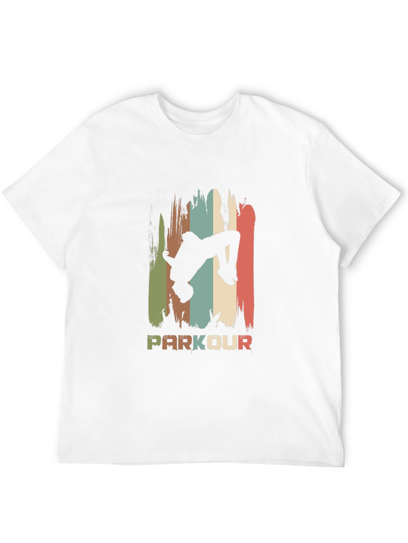 Parkour Retro Style Black T-Shirt