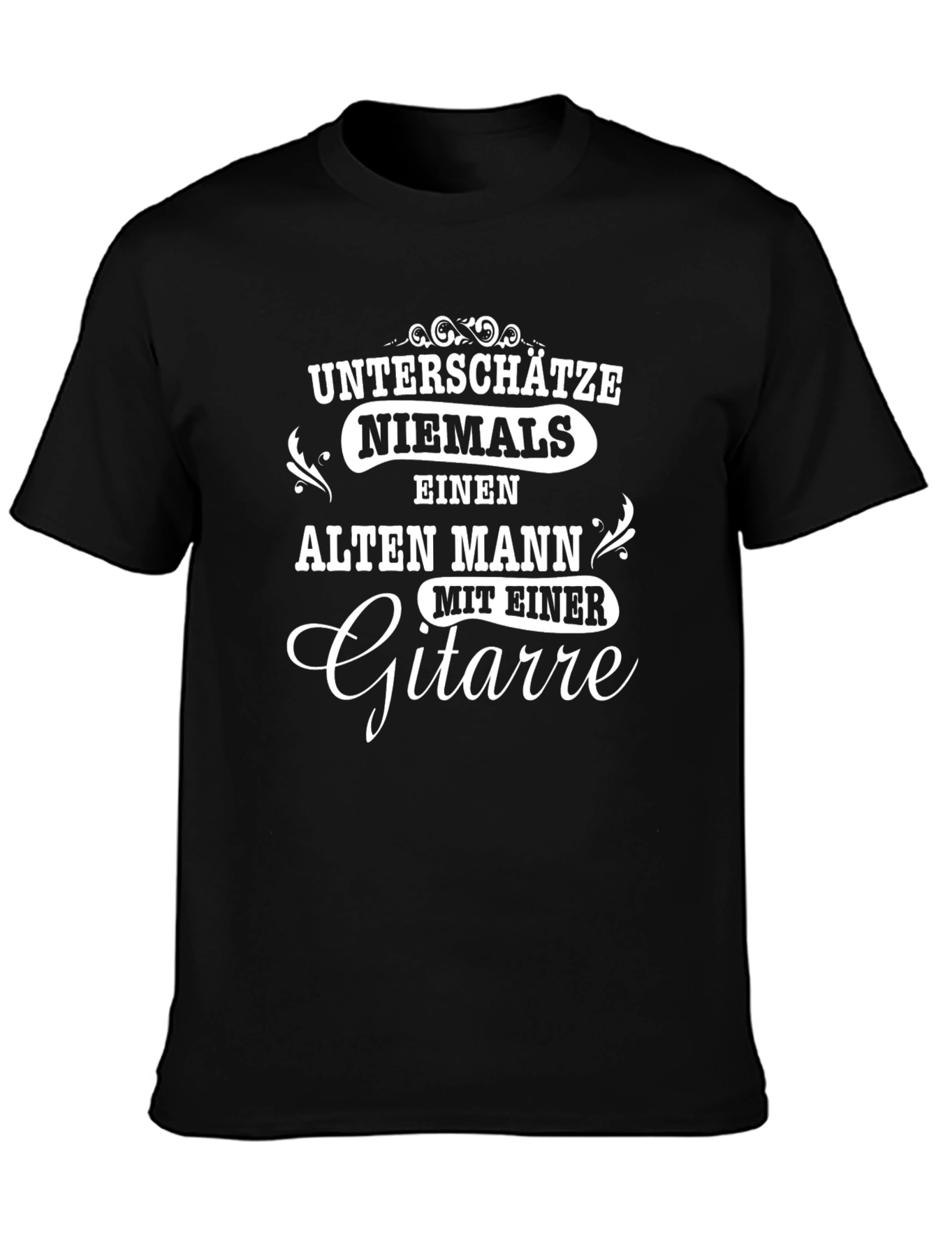 Unterschätze Niemals Guitar T-Shirt