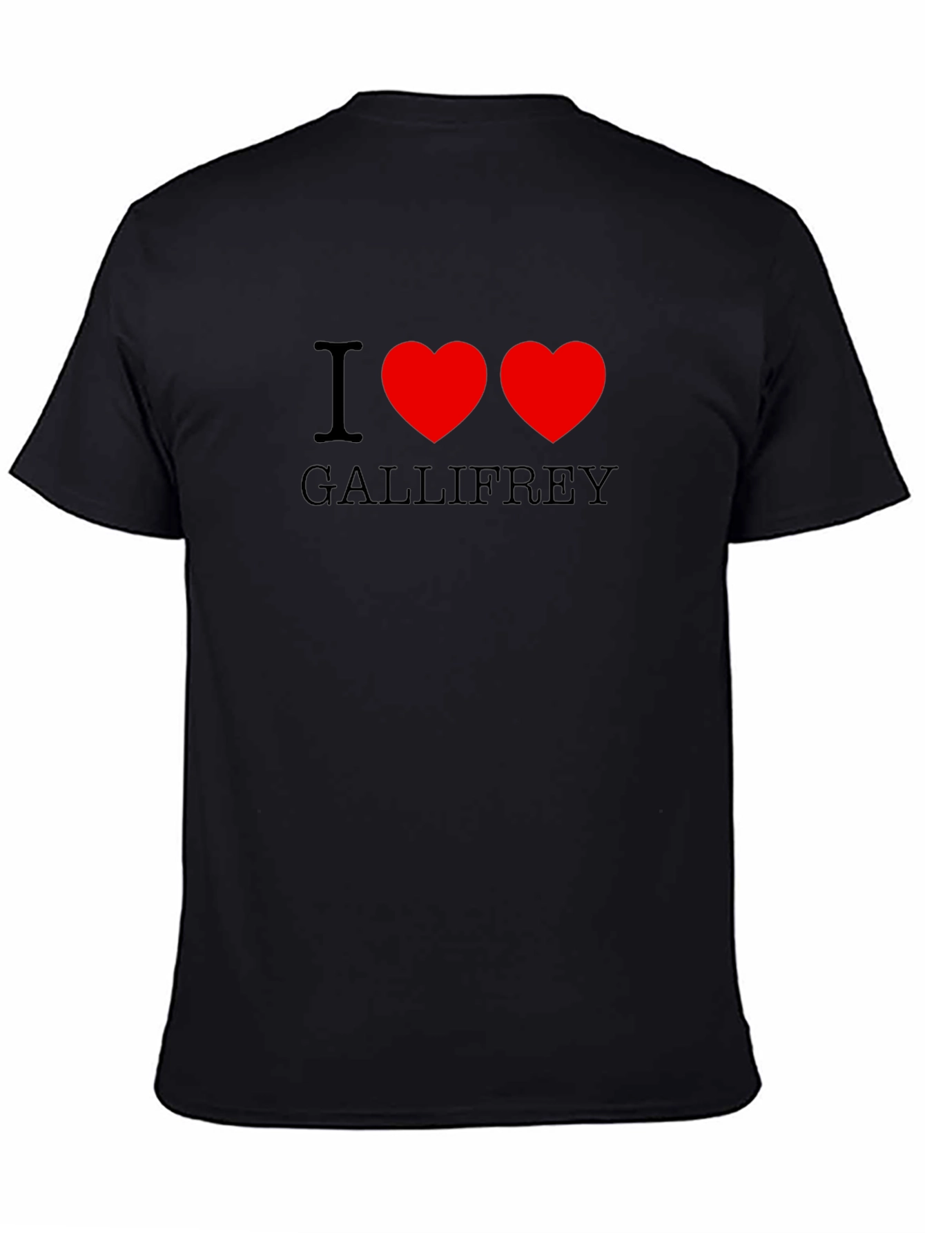 I Heart Gallifrey Black T-Shirt