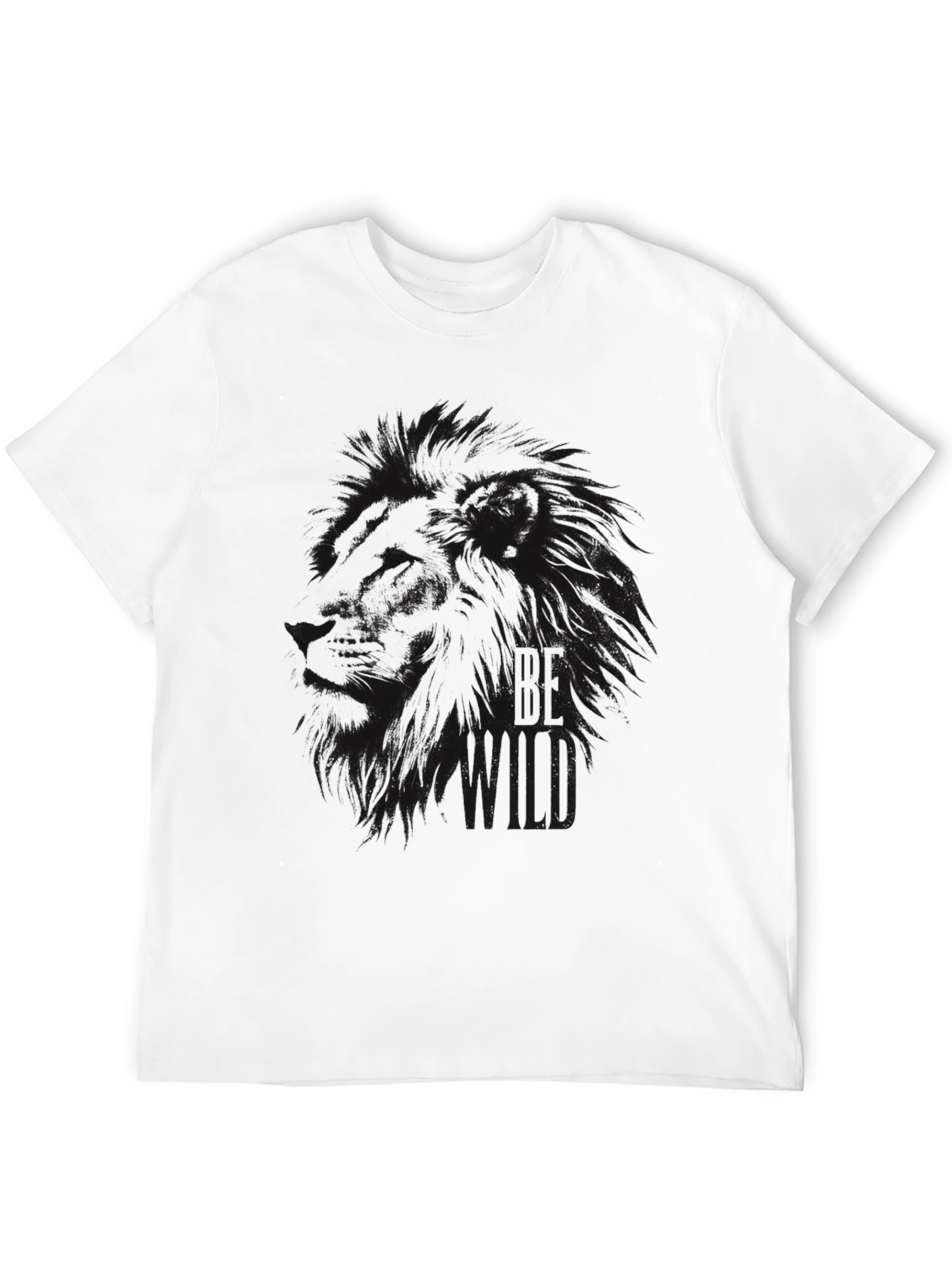 Black Lion Graphic Tee - Be Wild