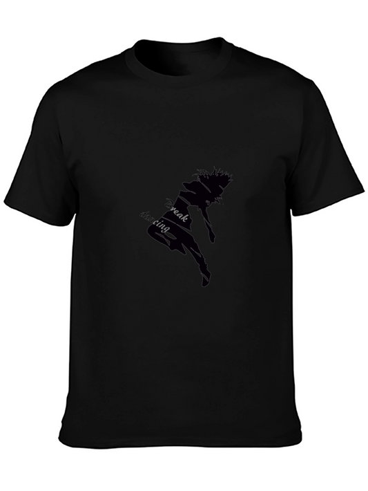 Breakdancing Graphic Black Tee