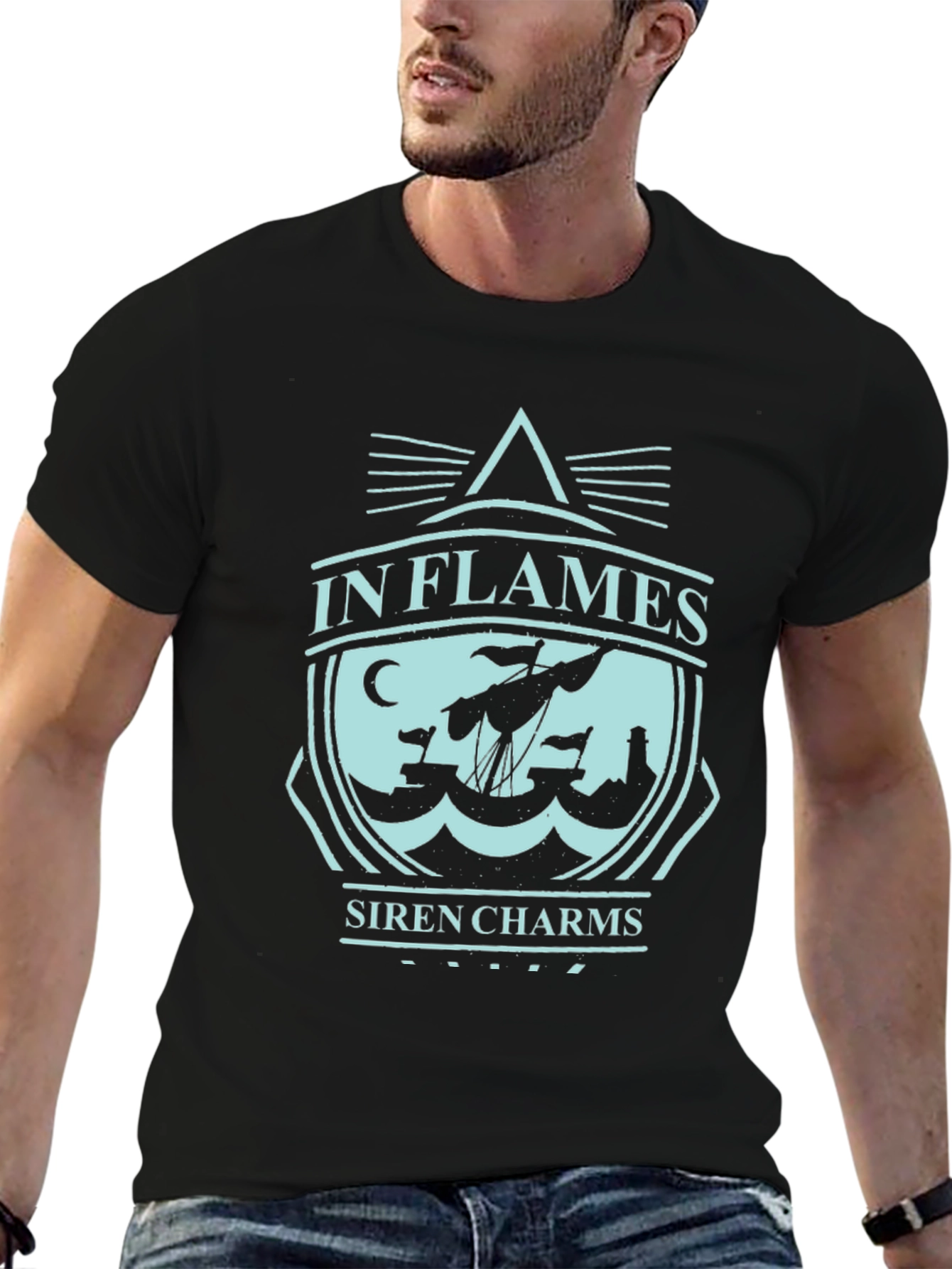 In Flames Siren Charms Black T-Shirt - Band Merch
