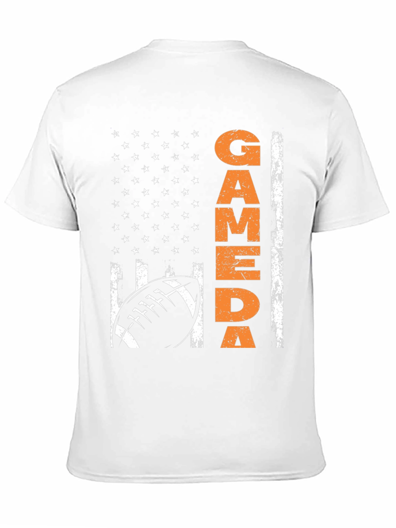 Game Day Football American Flag T-Shirt