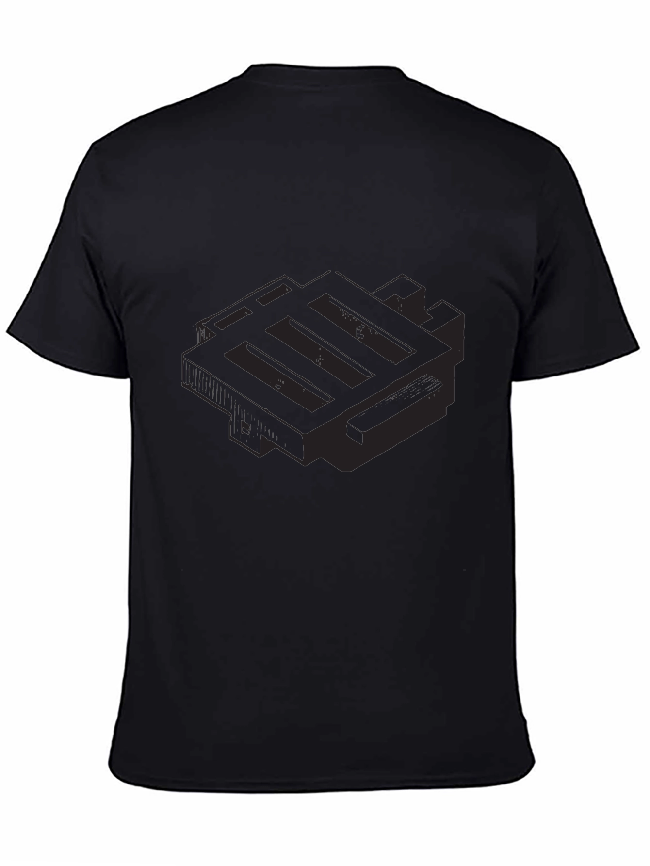 Abstract Geometric Graphic T-Shirt - Modern Design