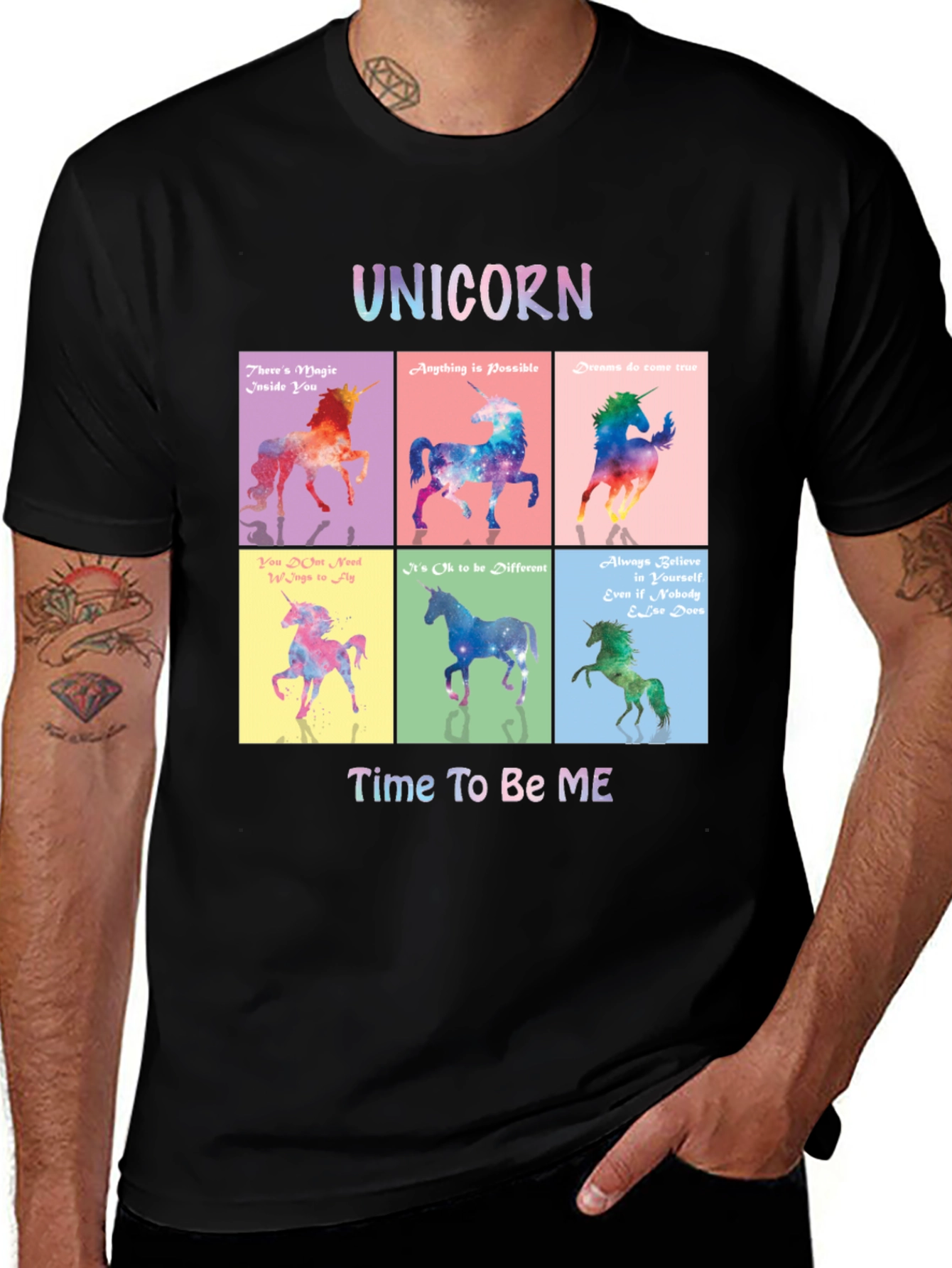 Unicorn Time to Be ME T-Shirt