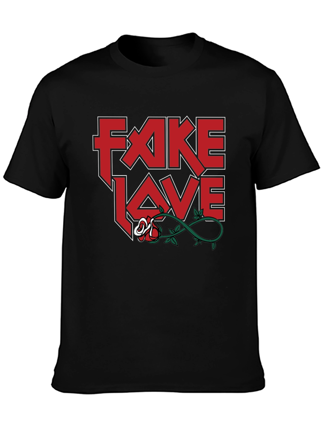 Fake Love T-Shirt - Rock Inspired Graphic Tee