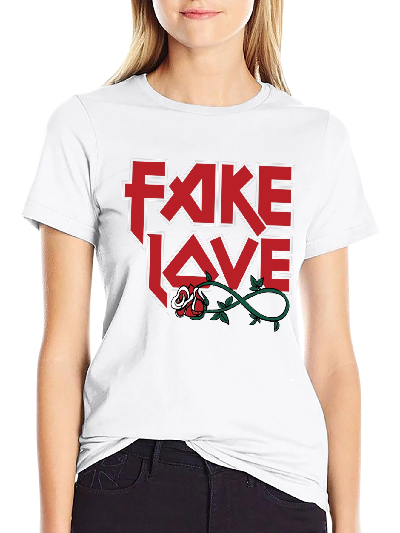 Fake Love T-Shirt - Rock Inspired Graphic Tee