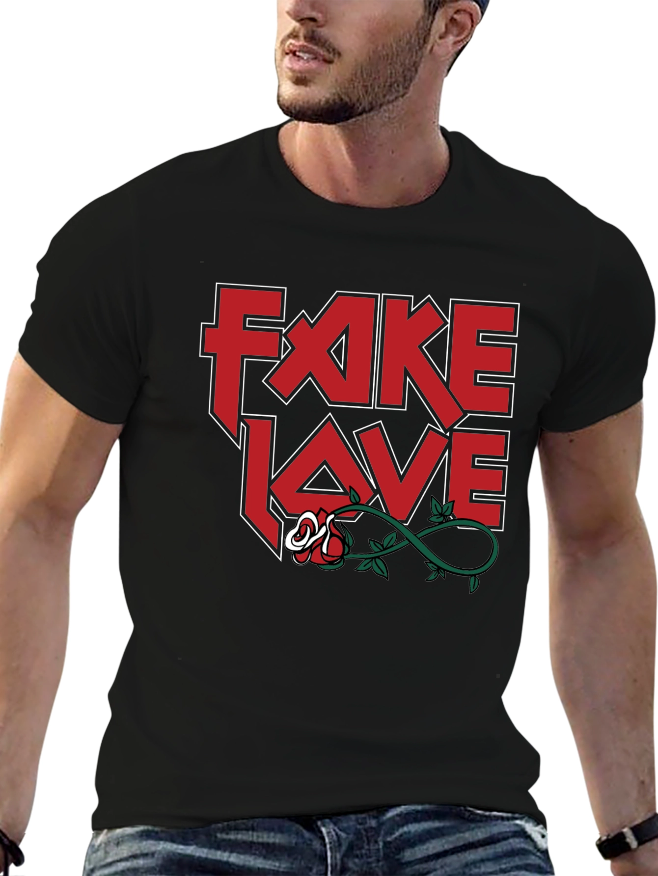 Fake Love T-Shirt - Rock Inspired Graphic Tee
