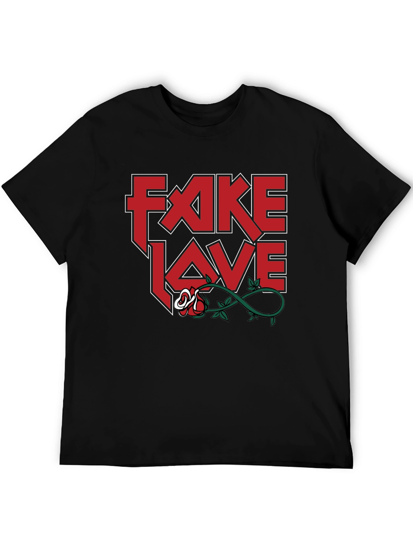 Fake Love T-Shirt - Rock Inspired Graphic Tee