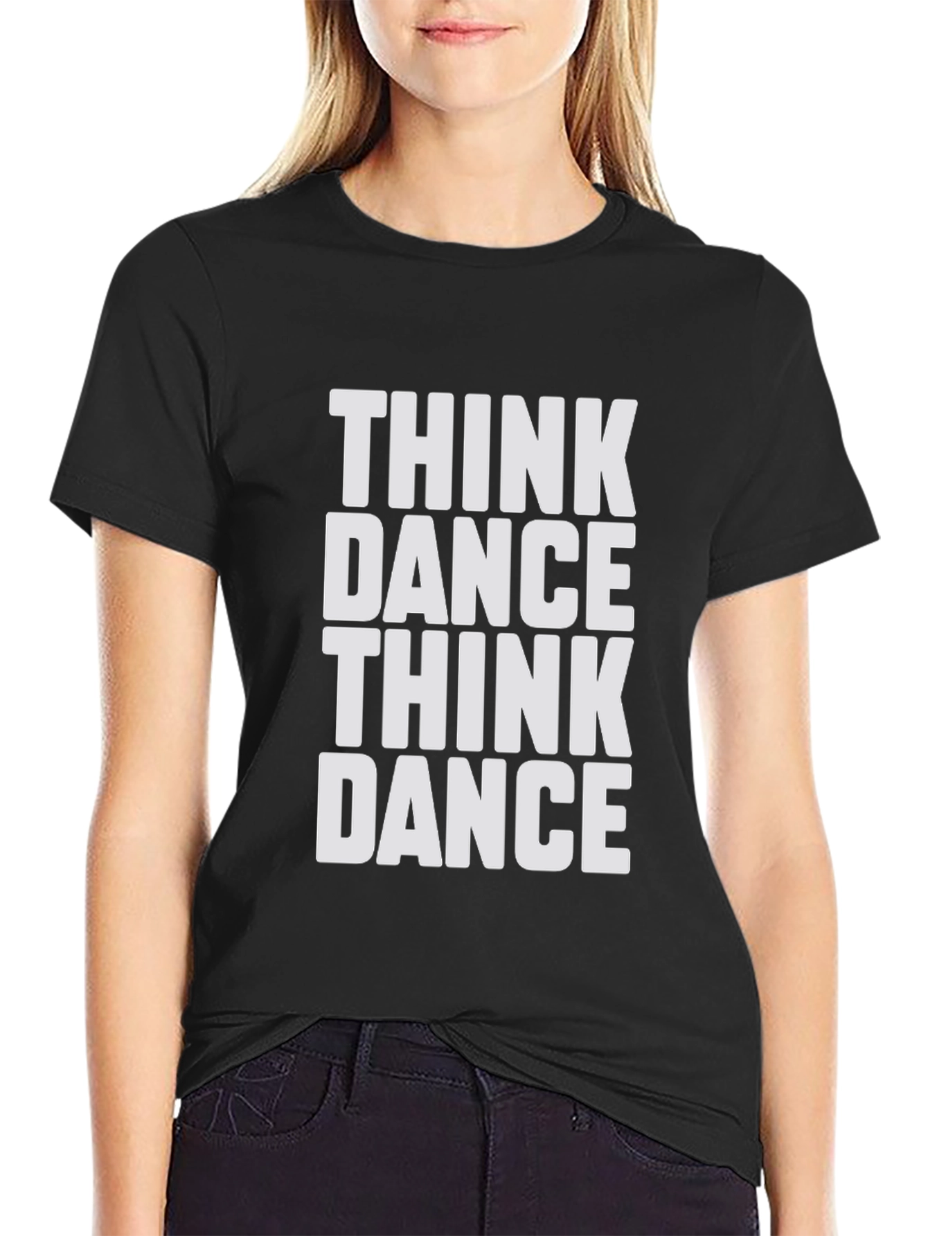 Think Dance Graphic Tee - Stylish Cotton T-Shirt