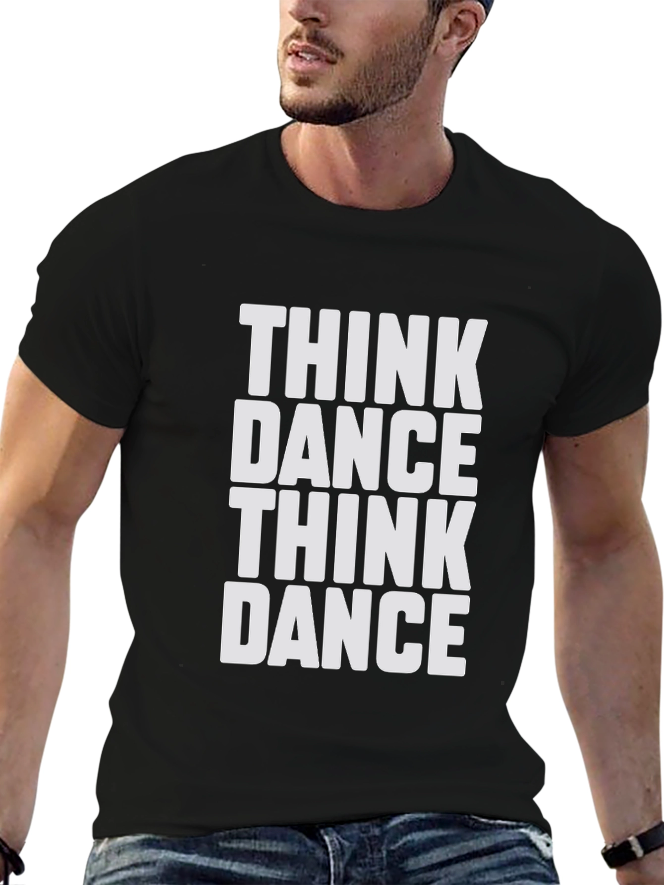 Think Dance Graphic Tee - Stylish Cotton T-Shirt