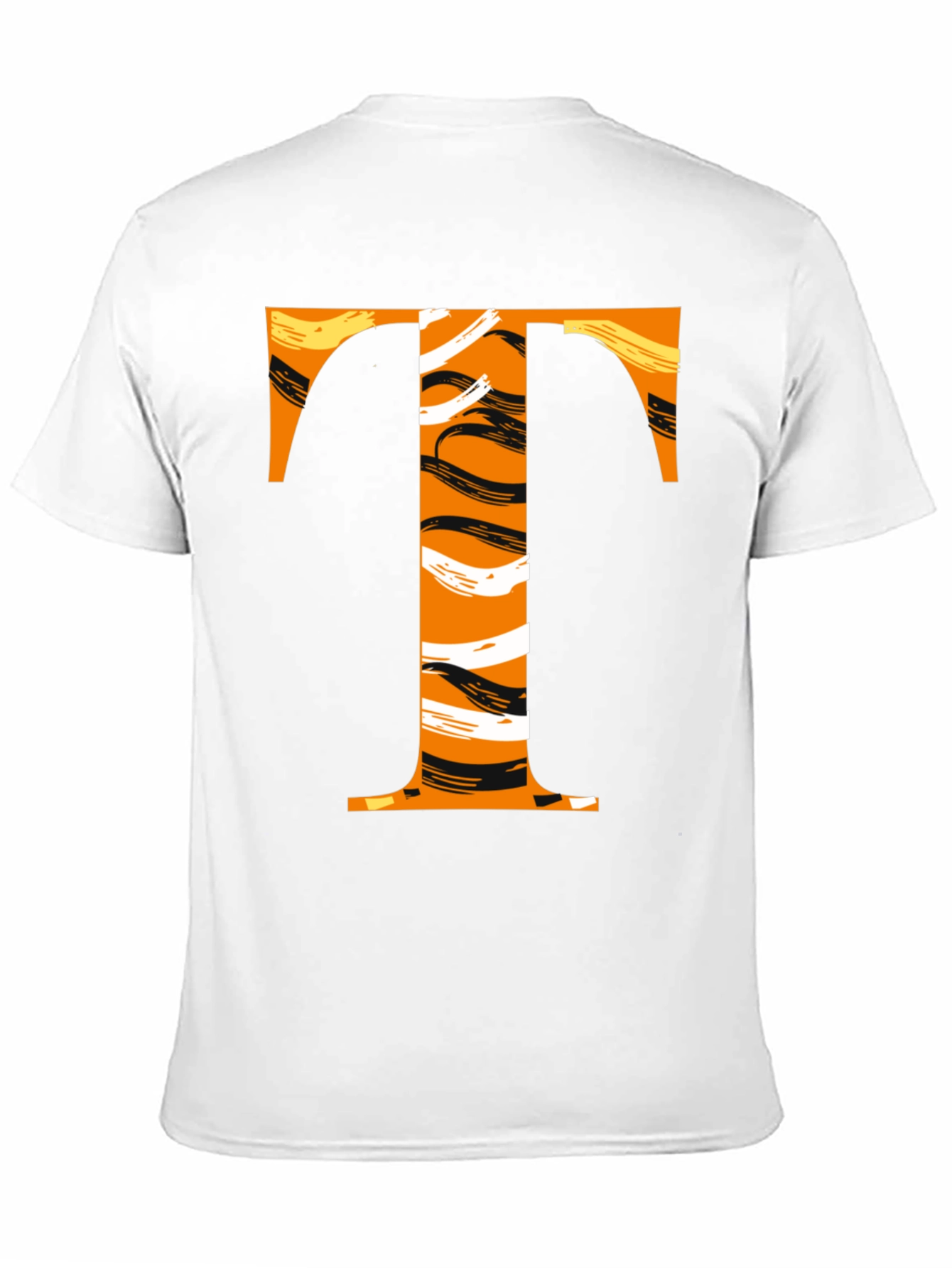 Bold T Graphic Tee - Black Cotton T-Shirt
