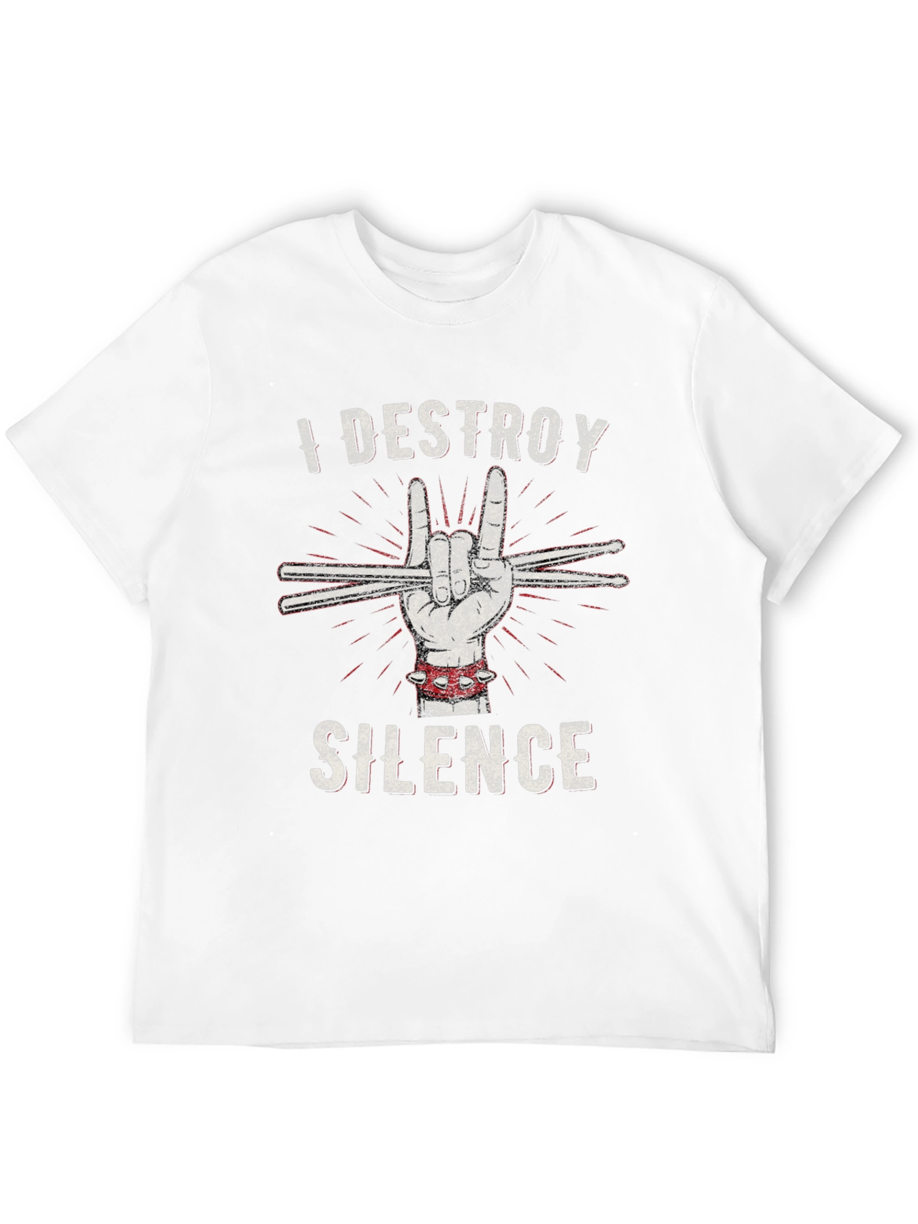 I Destroy Silence Rocker T-Shirt