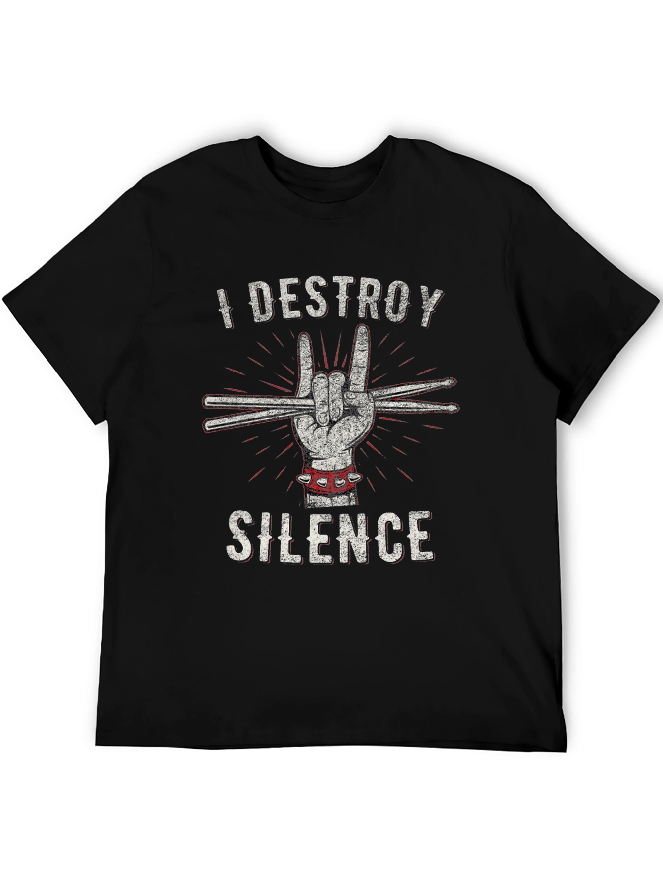 I Destroy Silence Rocker T-Shirt