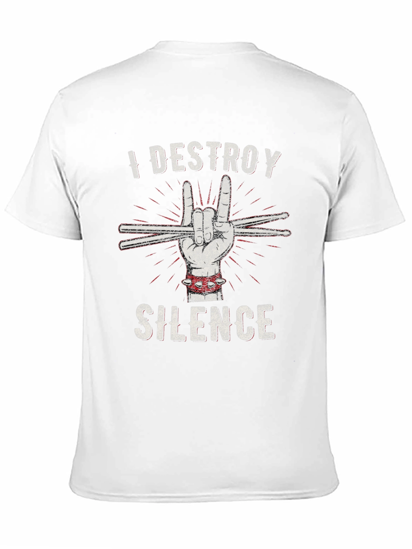 I Destroy Silence Rocker T-Shirt