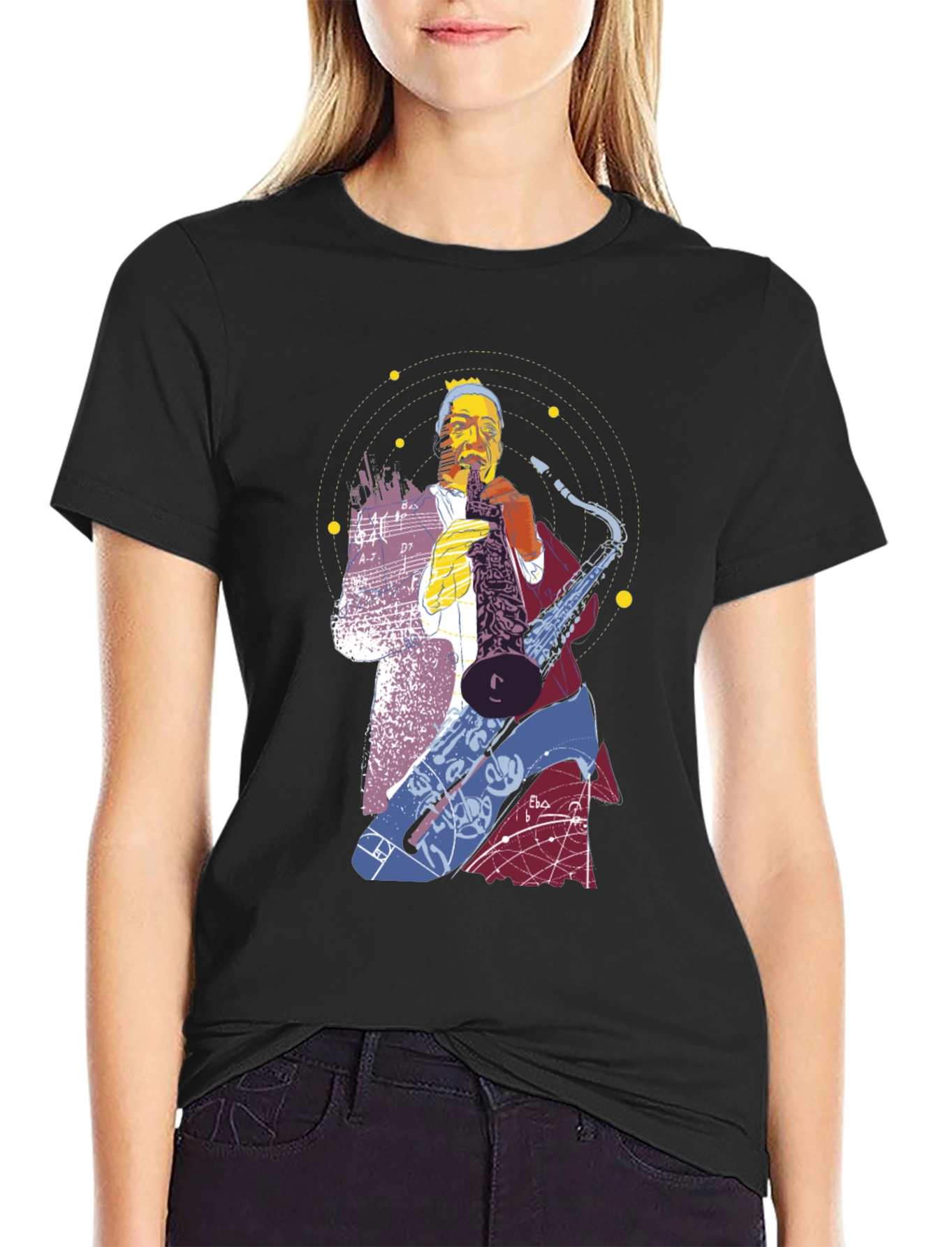 Jazz Saxophone Graphic T-Shirt