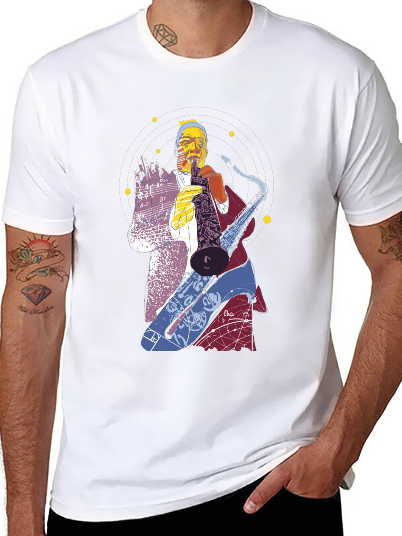 Jazz Saxophone Graphic T-Shirt