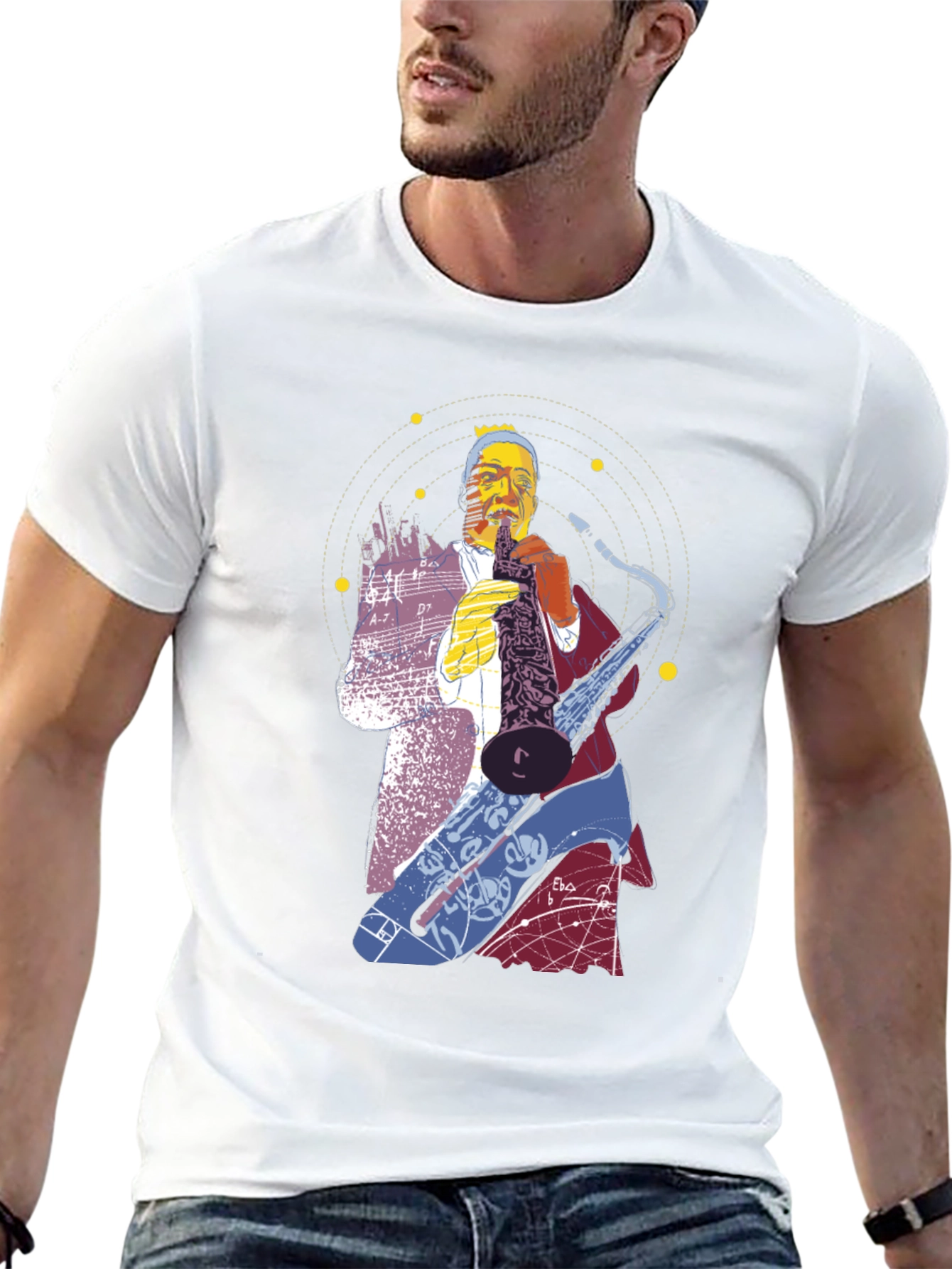 Jazz Saxophone Graphic T-Shirt