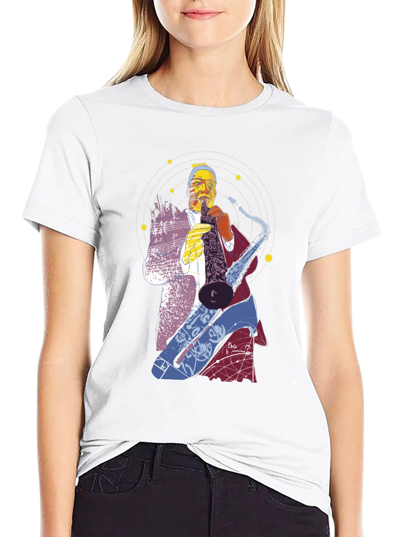 Jazz Saxophone Graphic T-Shirt