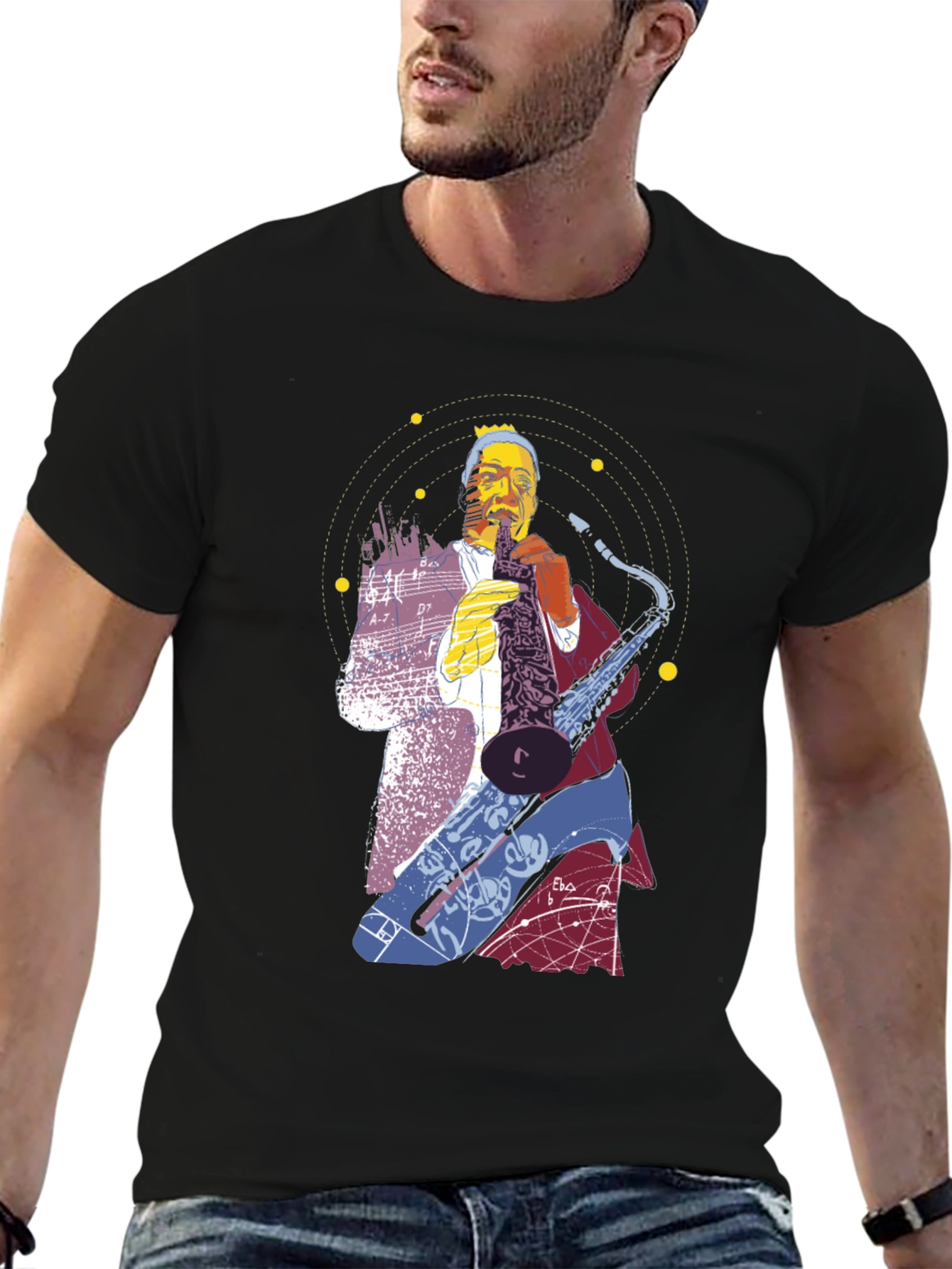 Jazz Saxophone Graphic T-Shirt