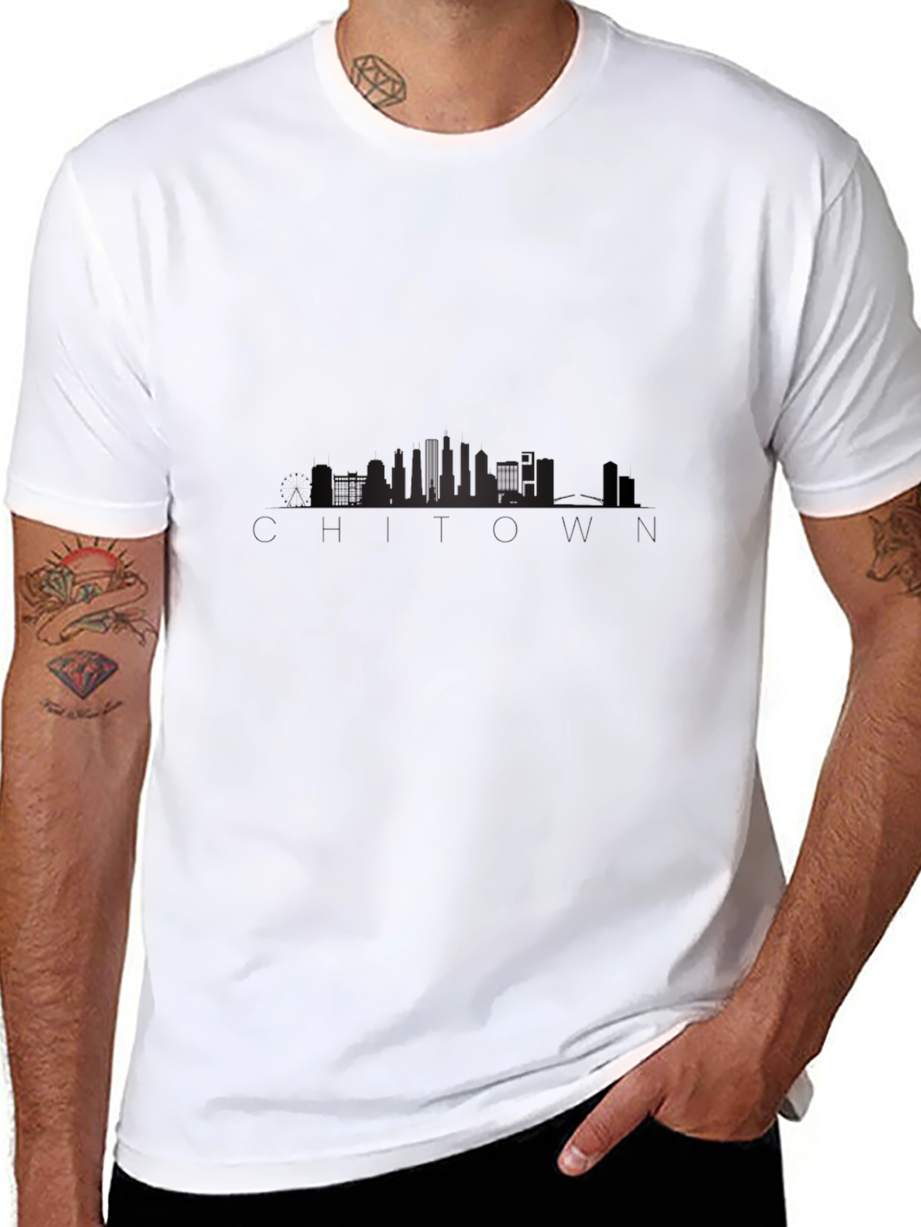 Chitown Skyline Graphic T-Shirt