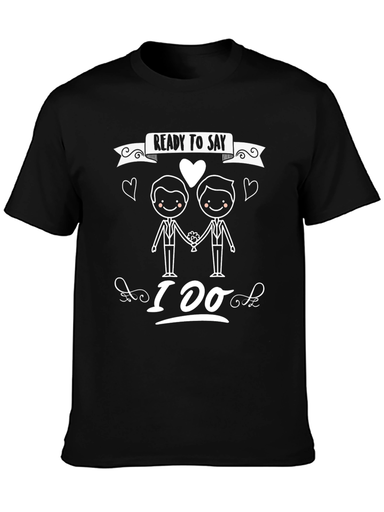 Ready to Say I Do Matching Gay Wedding T-Shirt