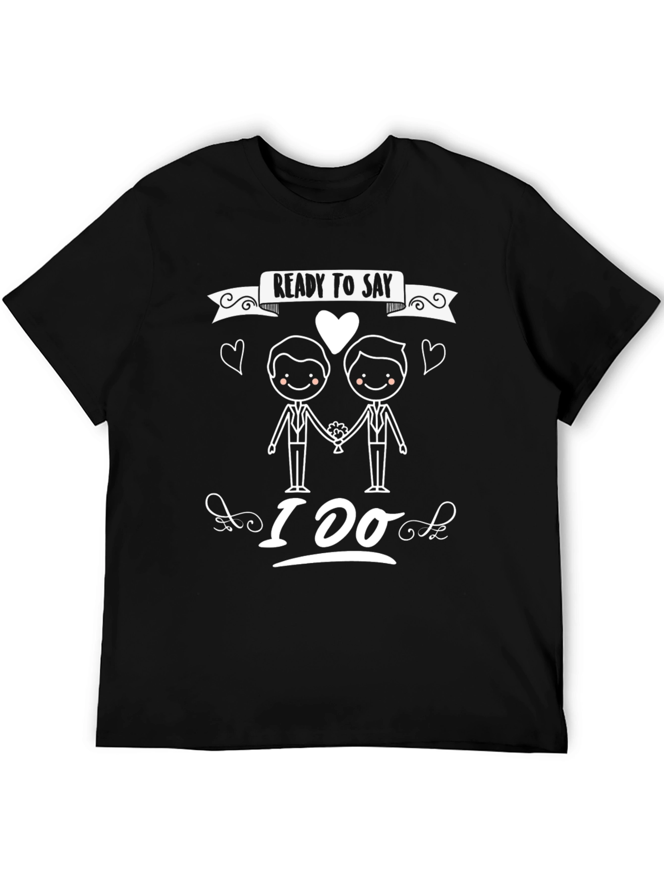 Ready to Say I Do Matching Gay Wedding T-Shirt
