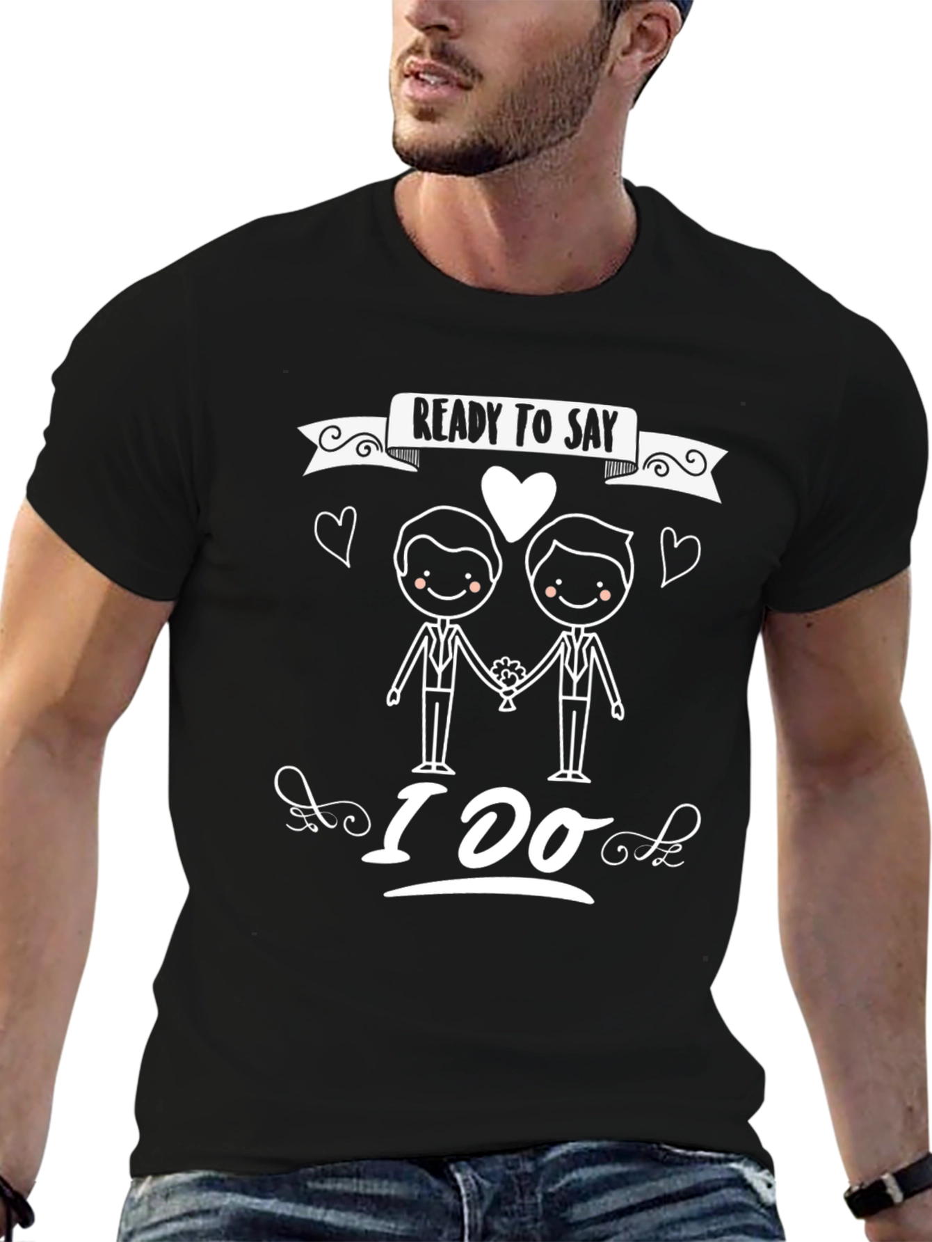 Ready to Say I Do Matching Gay Wedding T-Shirt