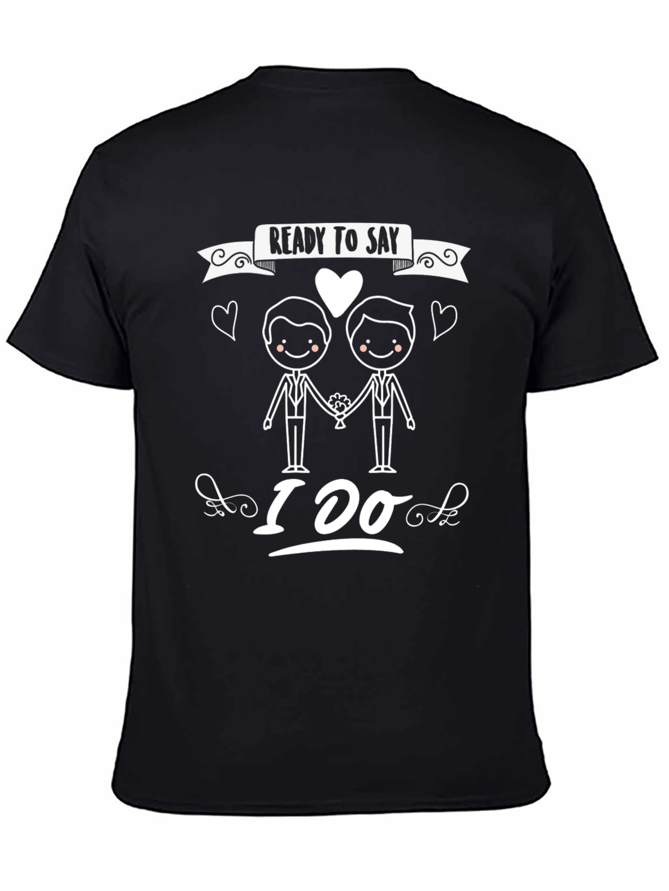 Ready to Say I Do Matching Gay Wedding T-Shirt
