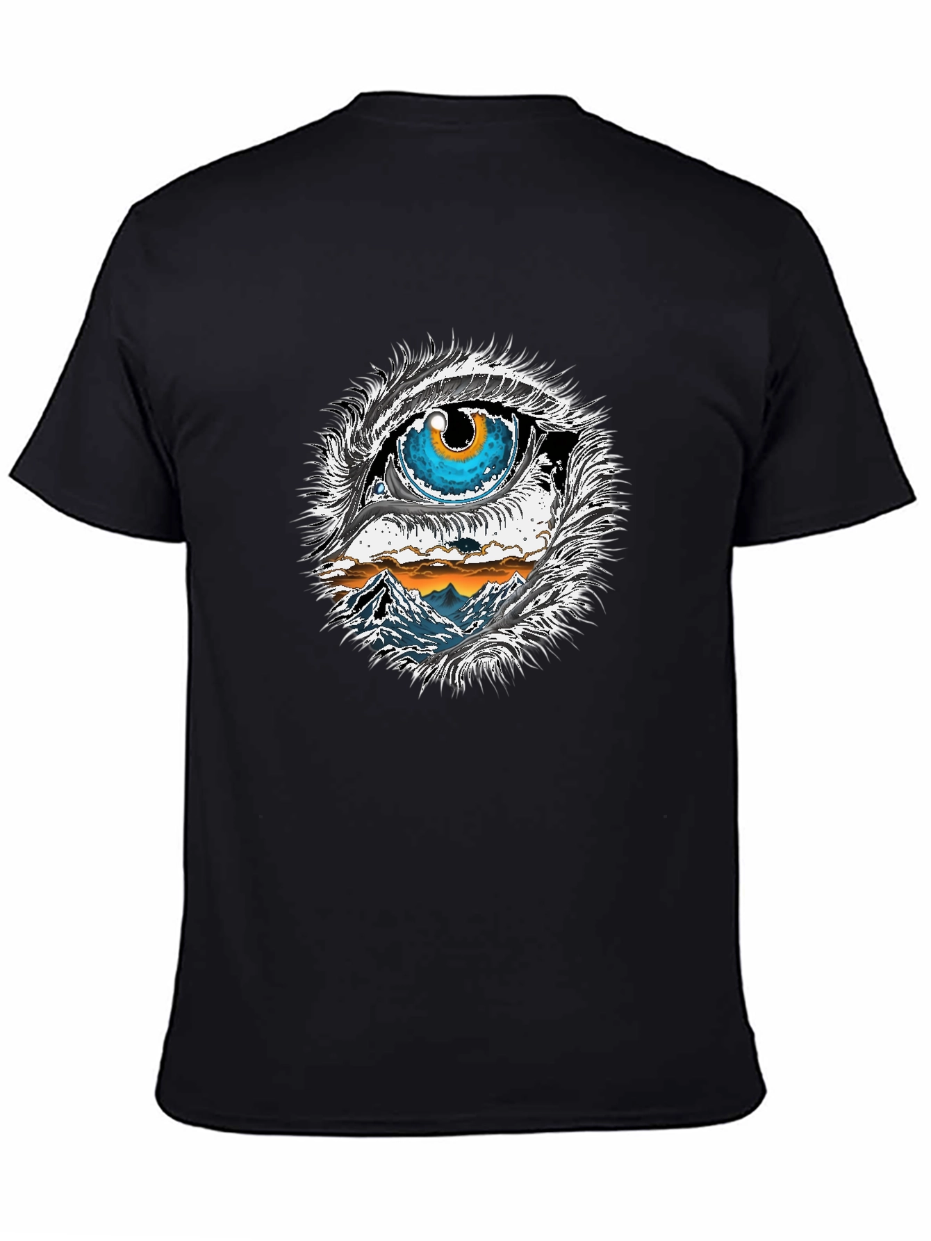 Eye and Mountain Graphic Tee