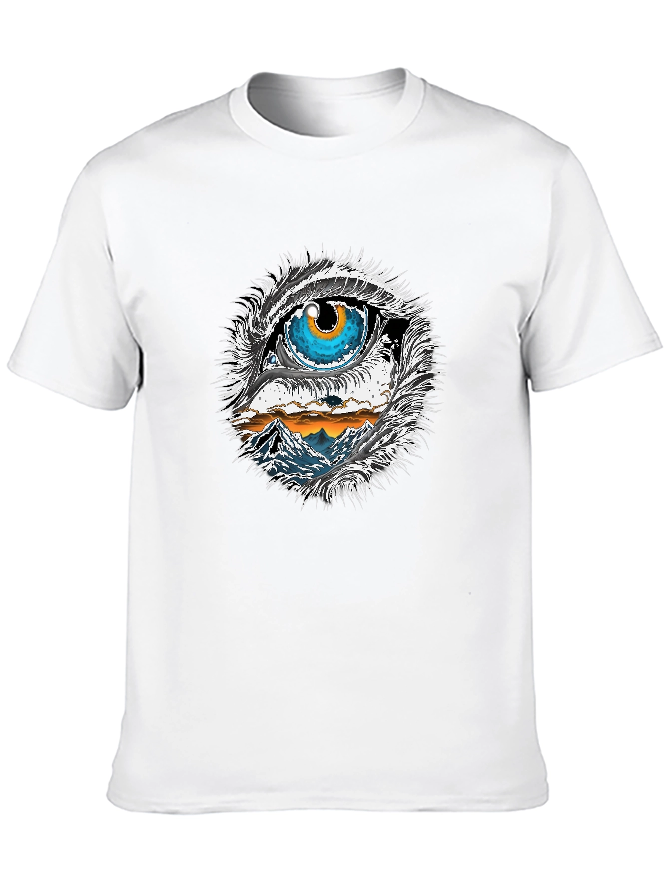 Eye and Mountain Graphic Tee