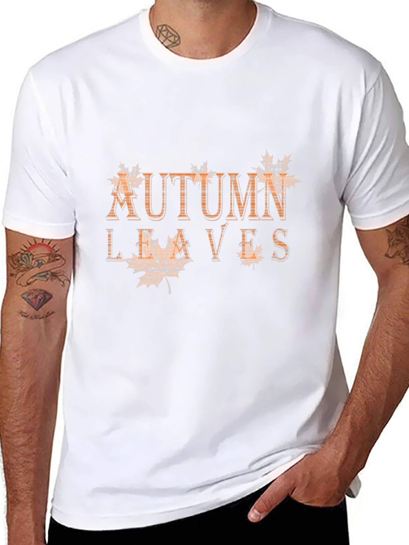 Autumn Leaves Graphic Tee - Stylish Fall Apparel