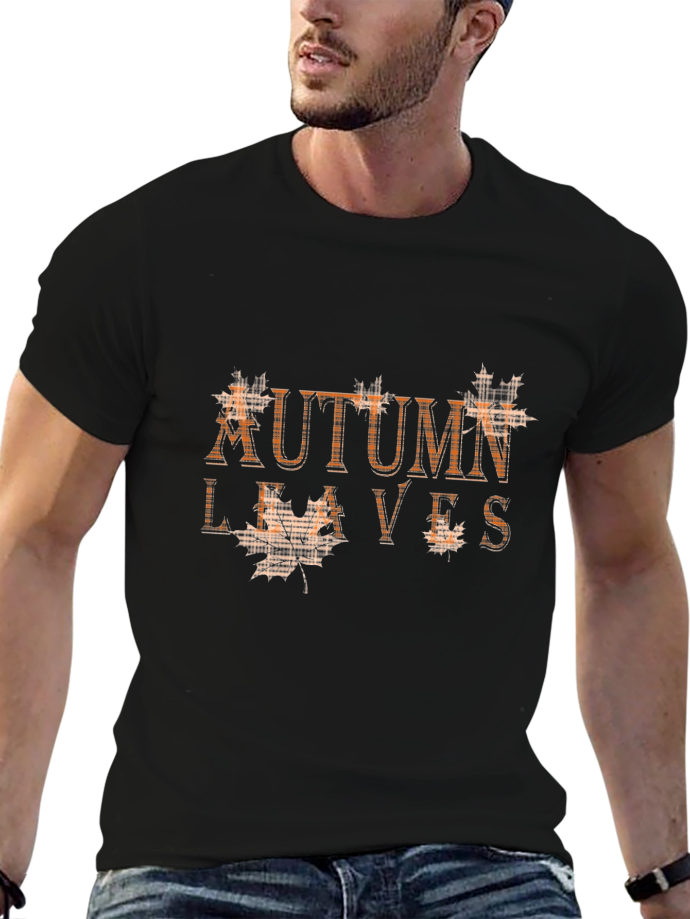 Autumn Leaves Graphic Tee - Stylish Fall Apparel