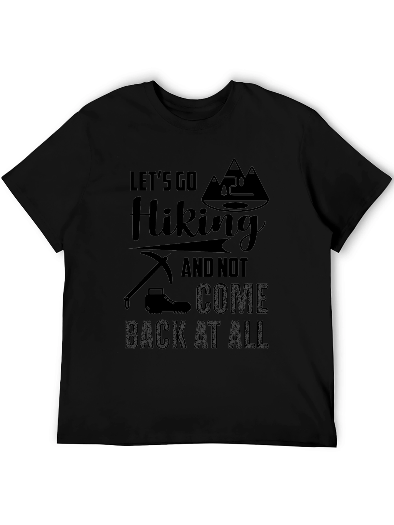 Hiking Adventure T-Shirt - Black