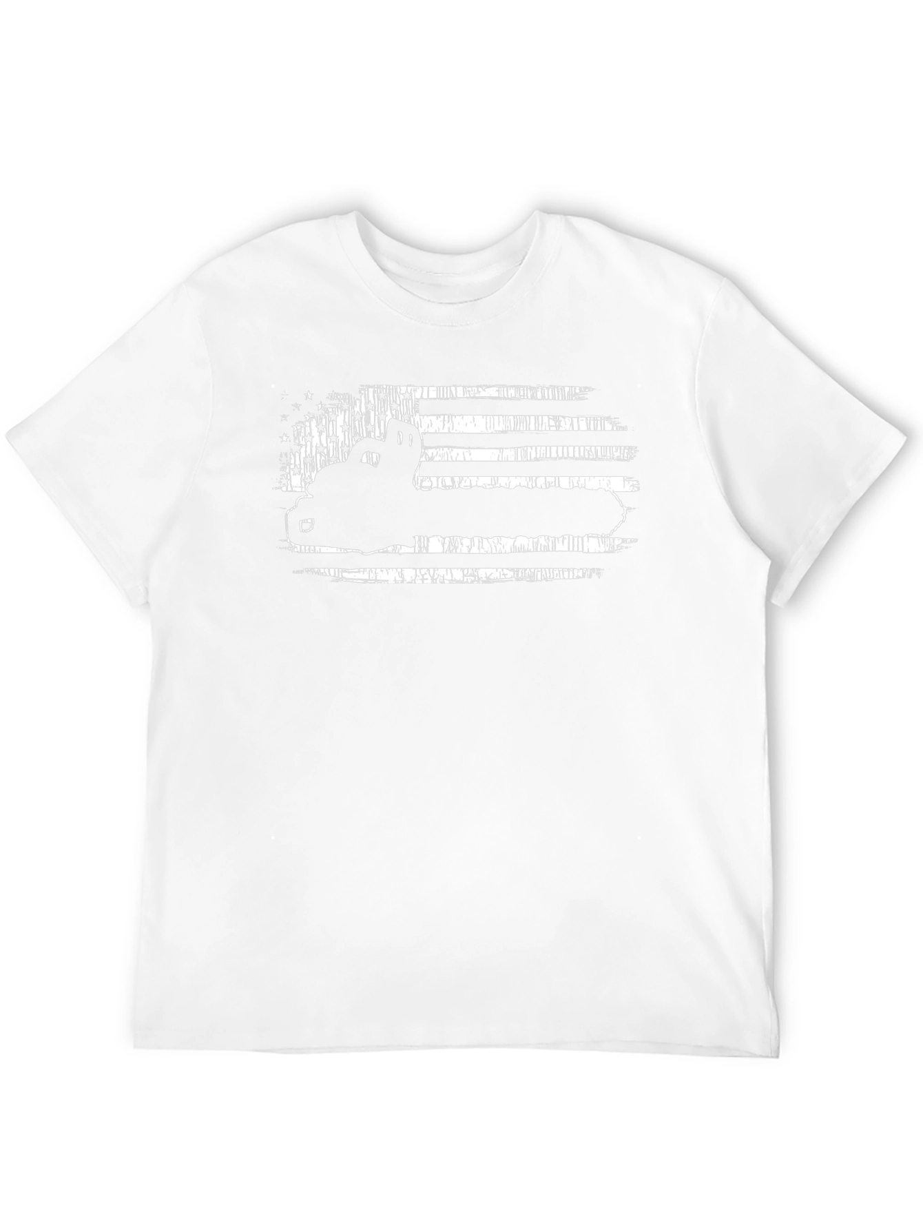 American Flag Trucker Tee - Black