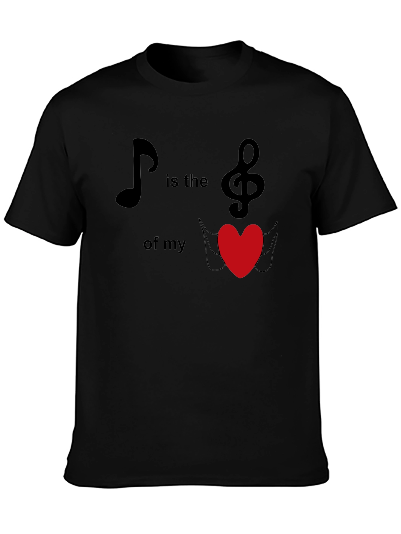 Music is the Key of My Heart T-Shirt