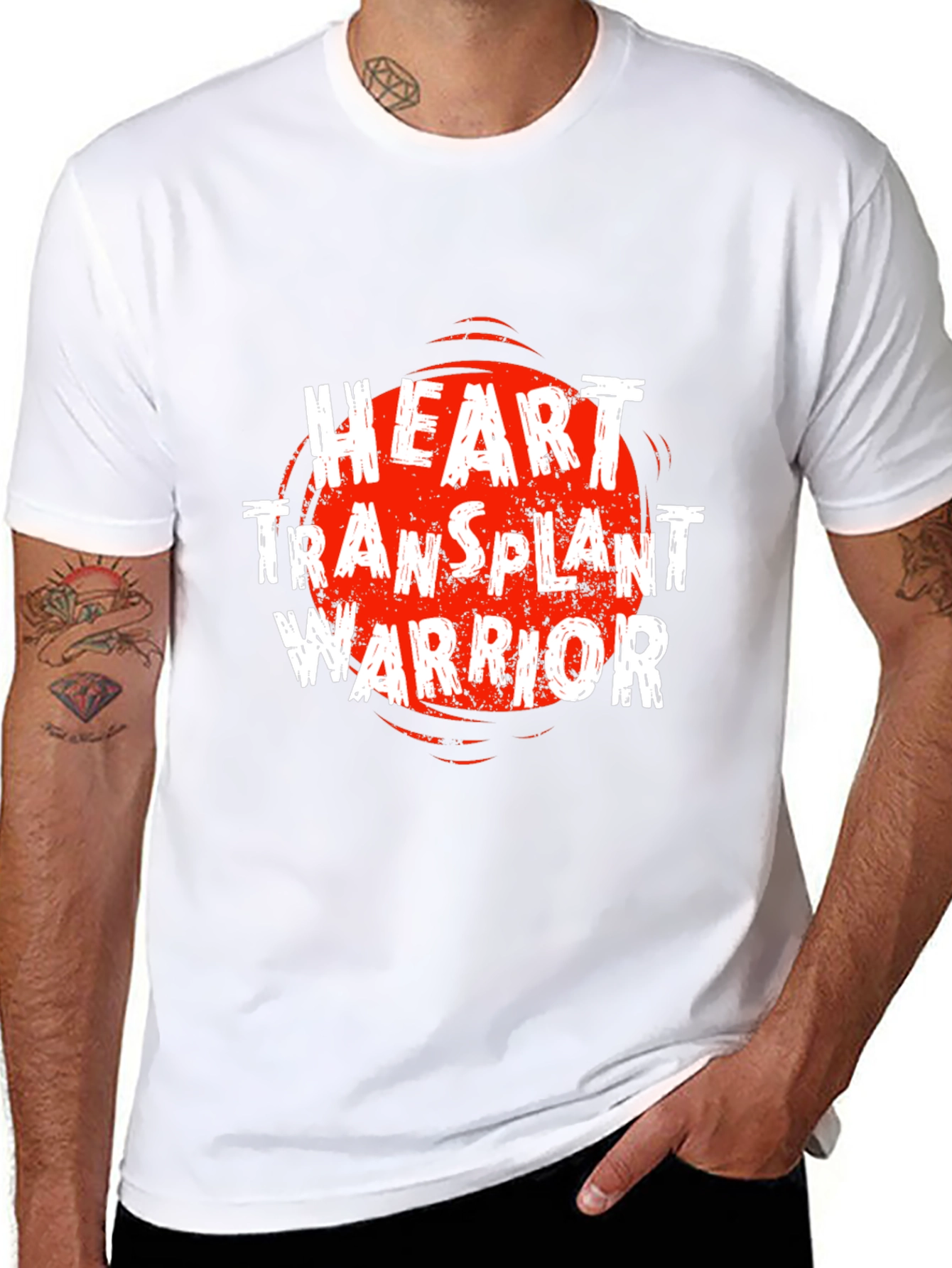 Heart Transplant Warrior Graphic Tee - Black