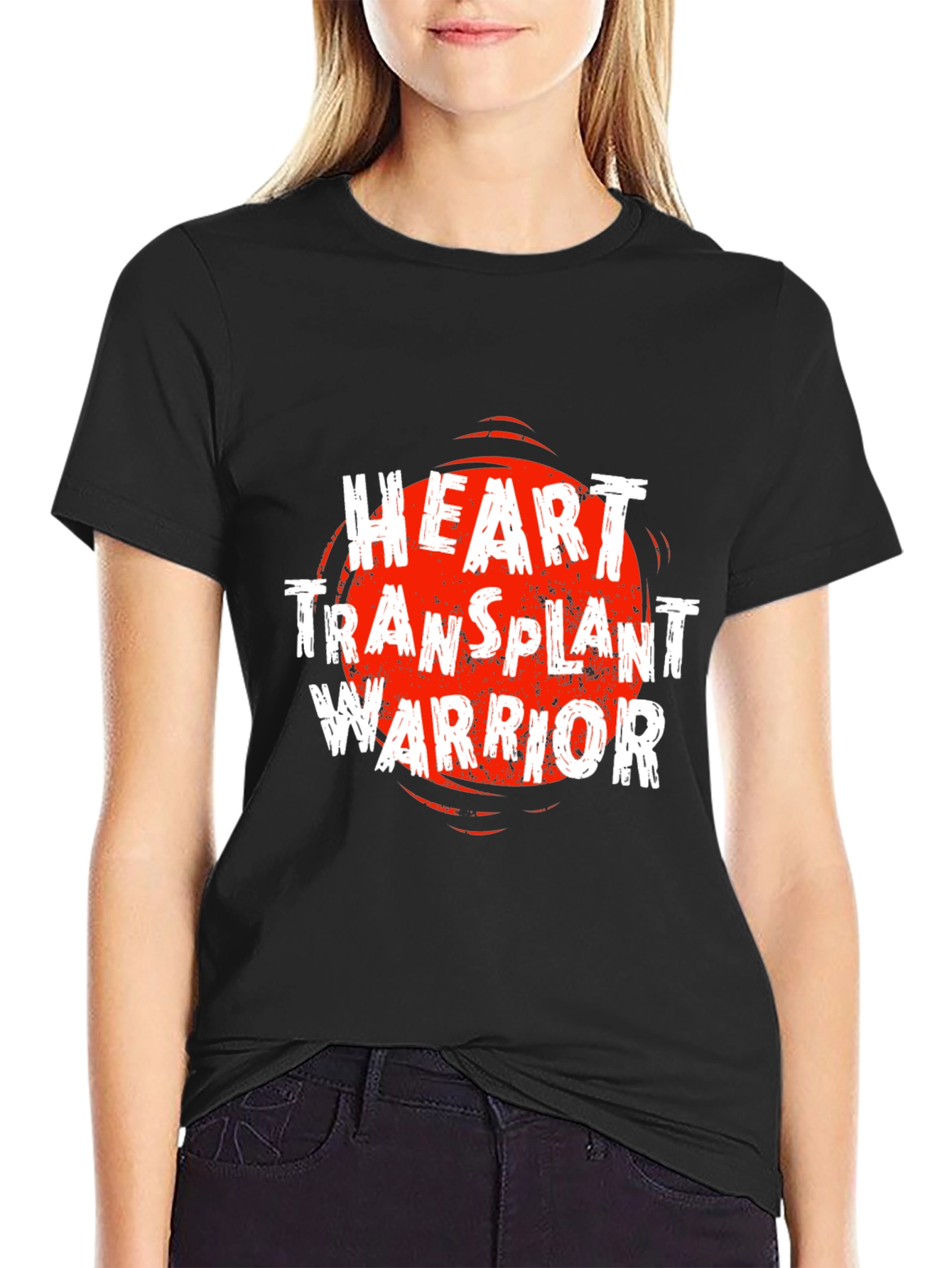 Heart Transplant Warrior Graphic Tee - Black