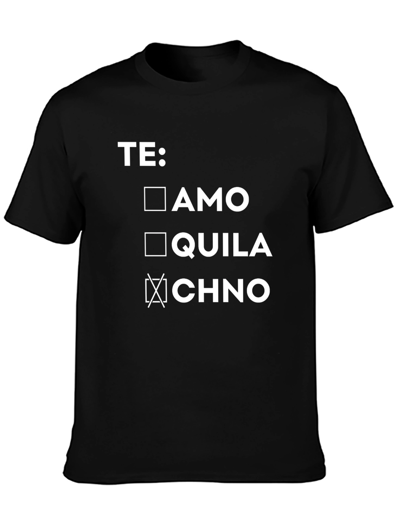 Te: Techno Choice Black T-Shirt
