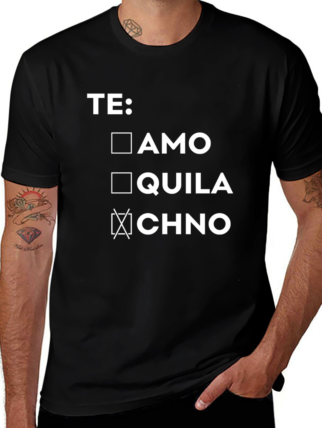 Te: Techno Choice Black T-Shirt