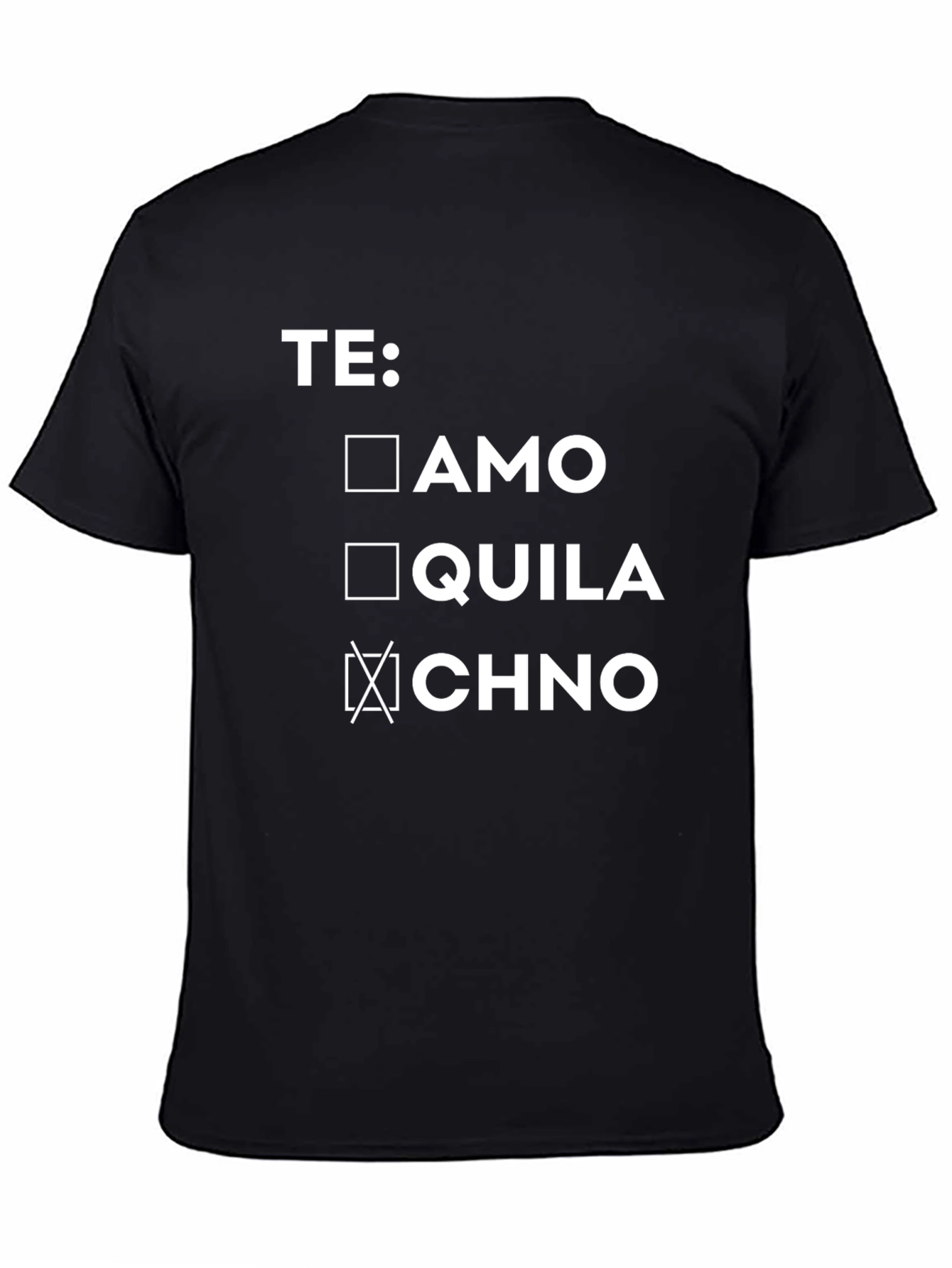 Te: Techno Choice Black T-Shirt