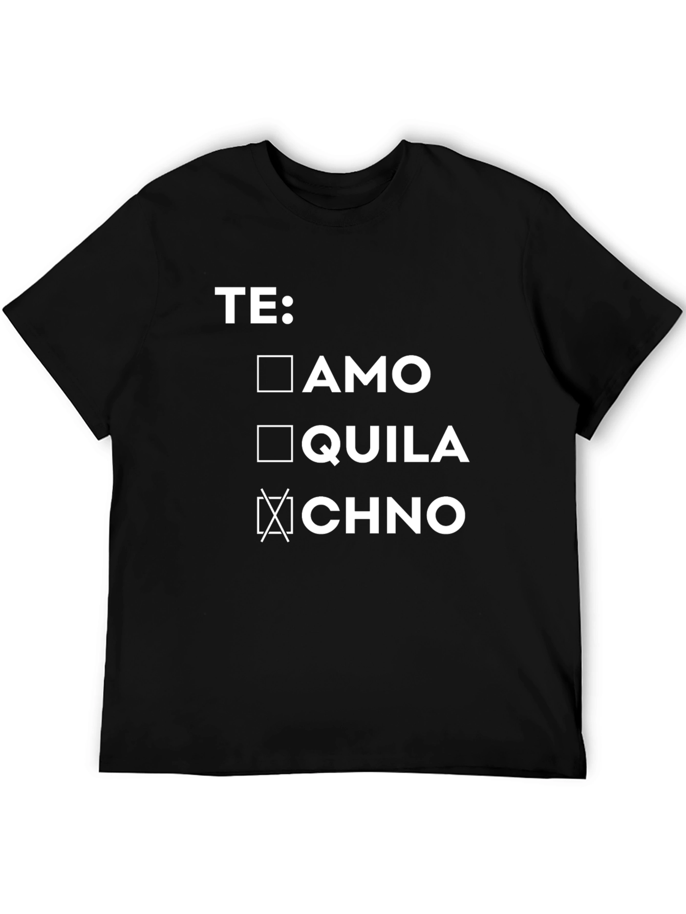 Te: Techno Choice Black T-Shirt