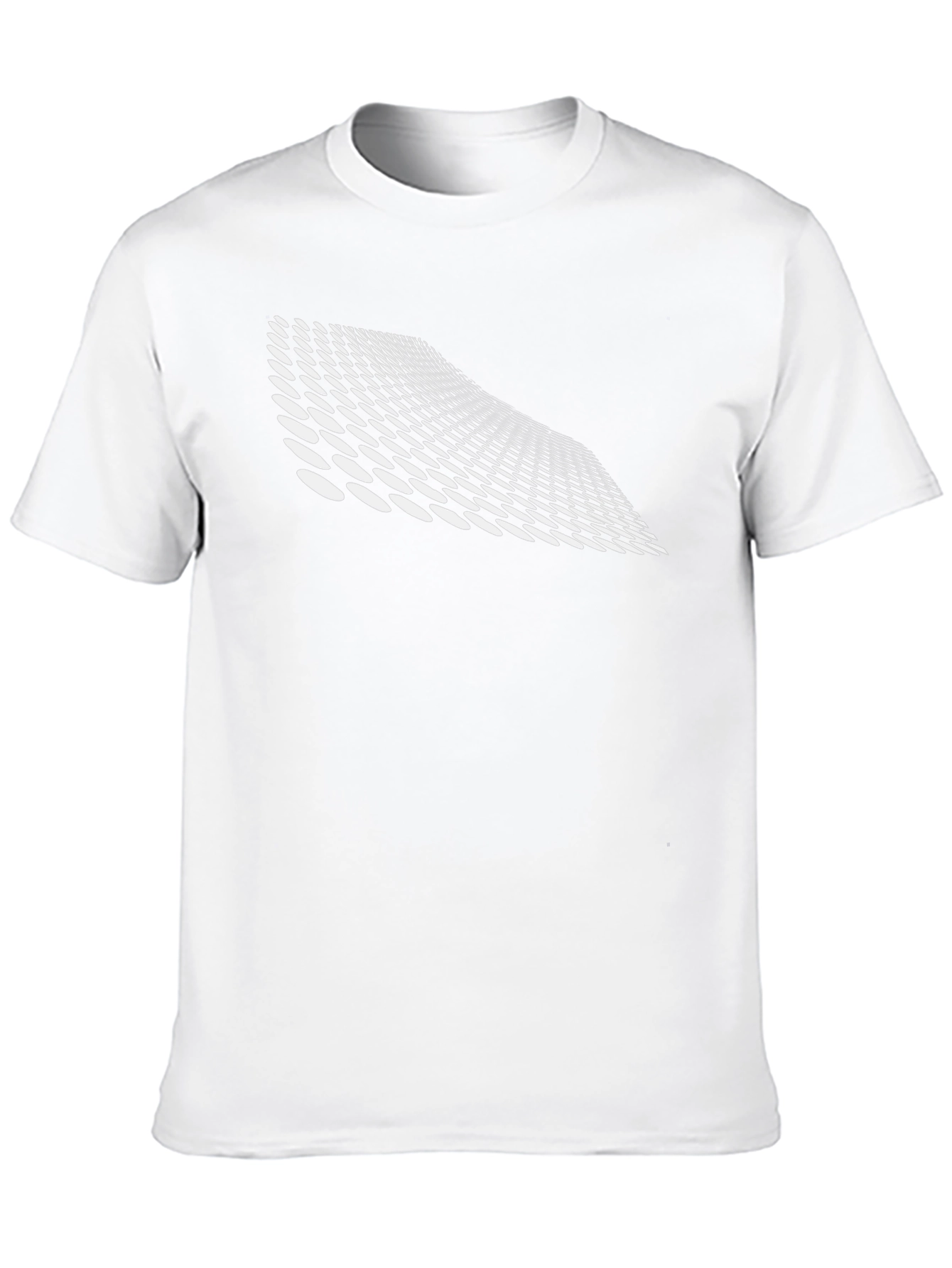 Modern Grid Tee - Black Graphic T-Shirt
