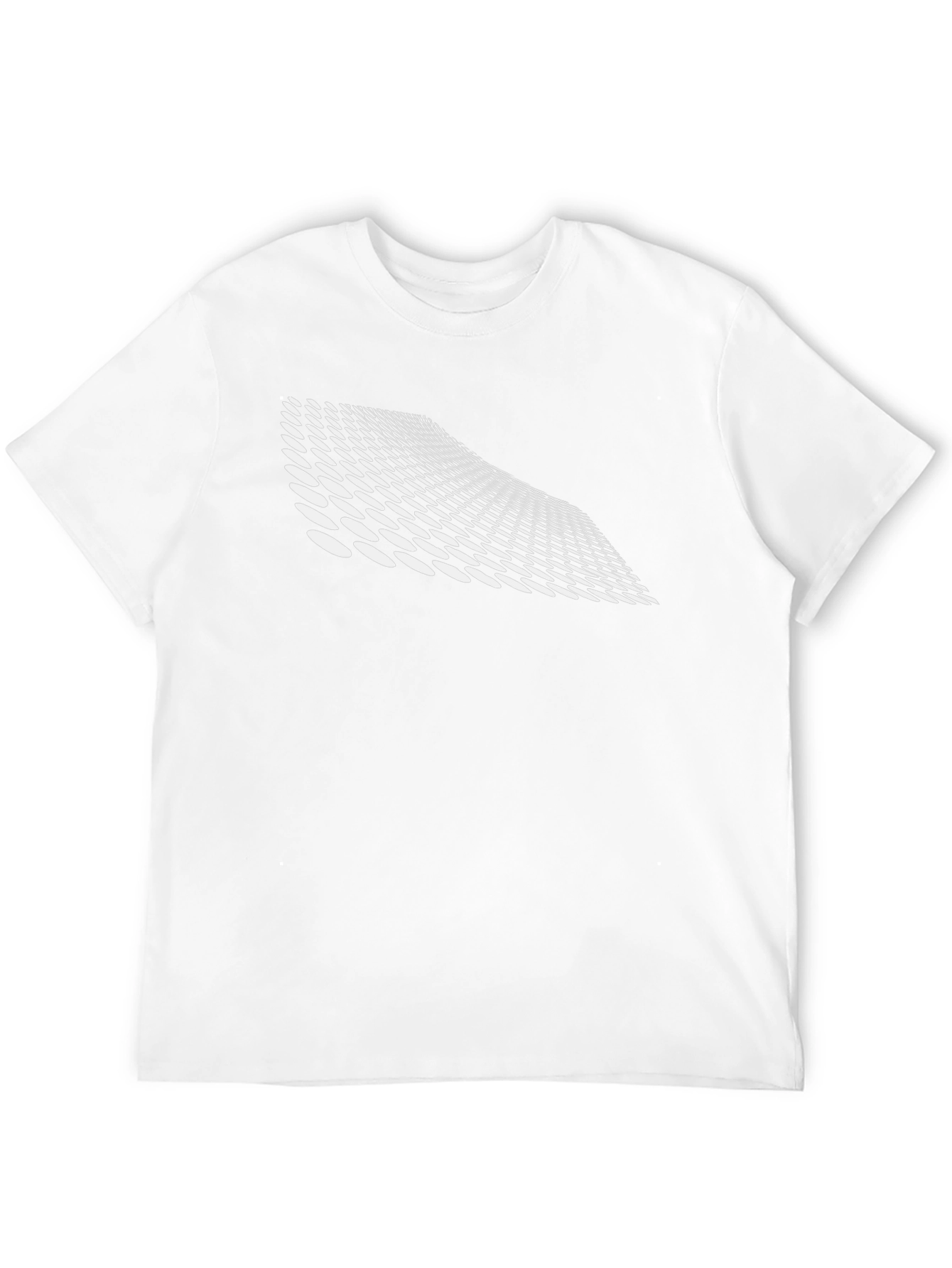 Modern Grid Tee - Black Graphic T-Shirt