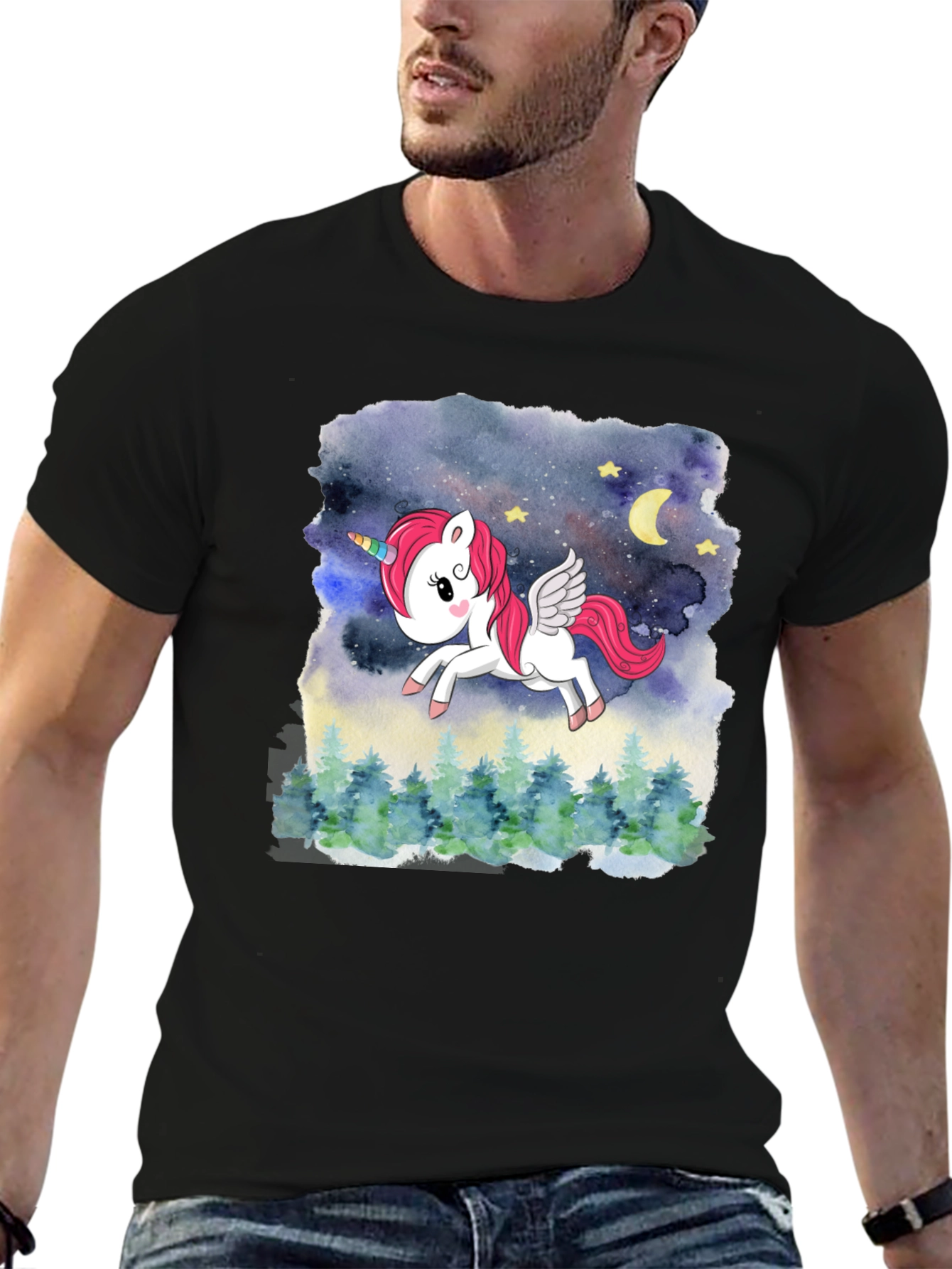 Magical Unicorn Graphic T-Shirt